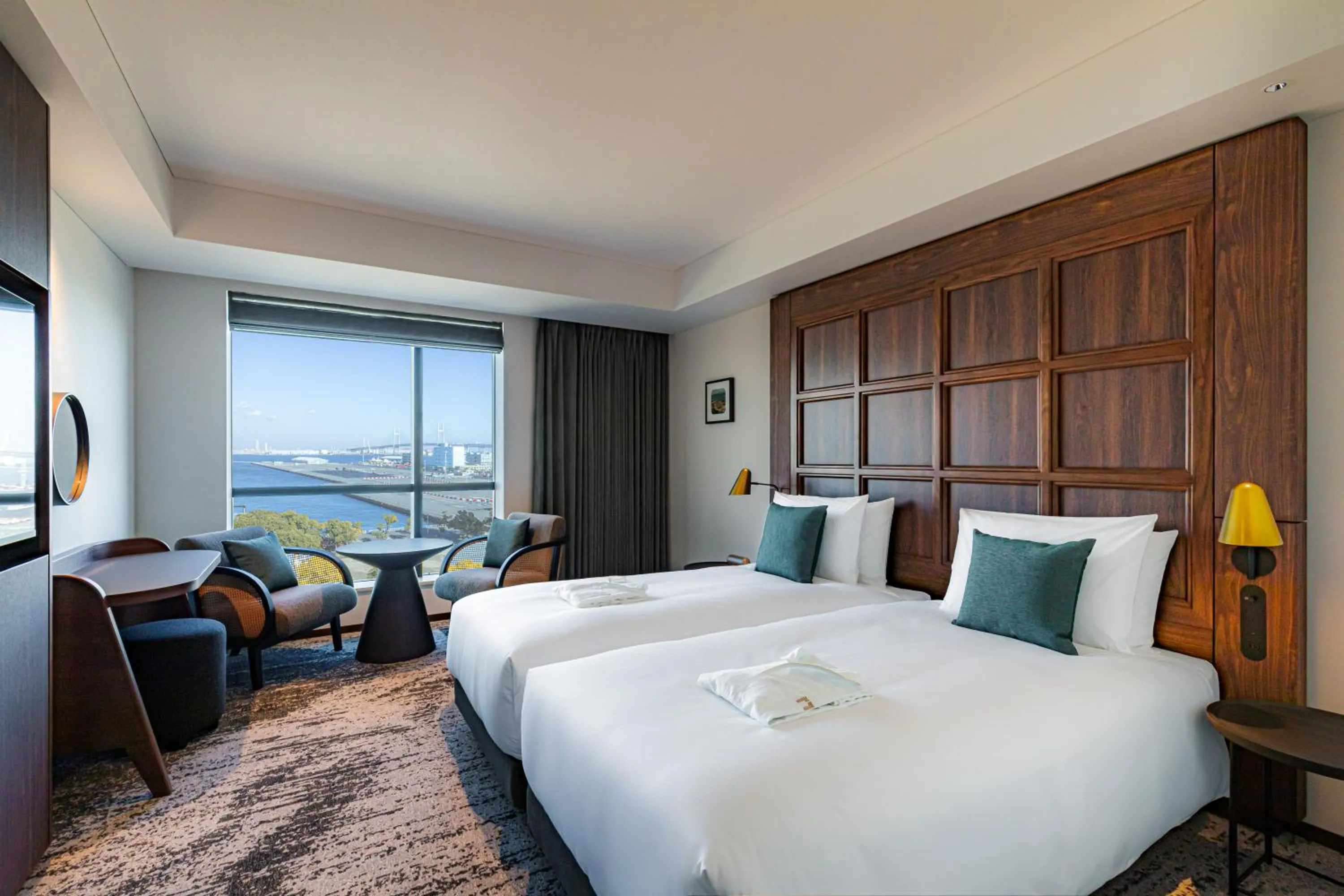 Bed in The Gate Hotel Yokohama by Hulic