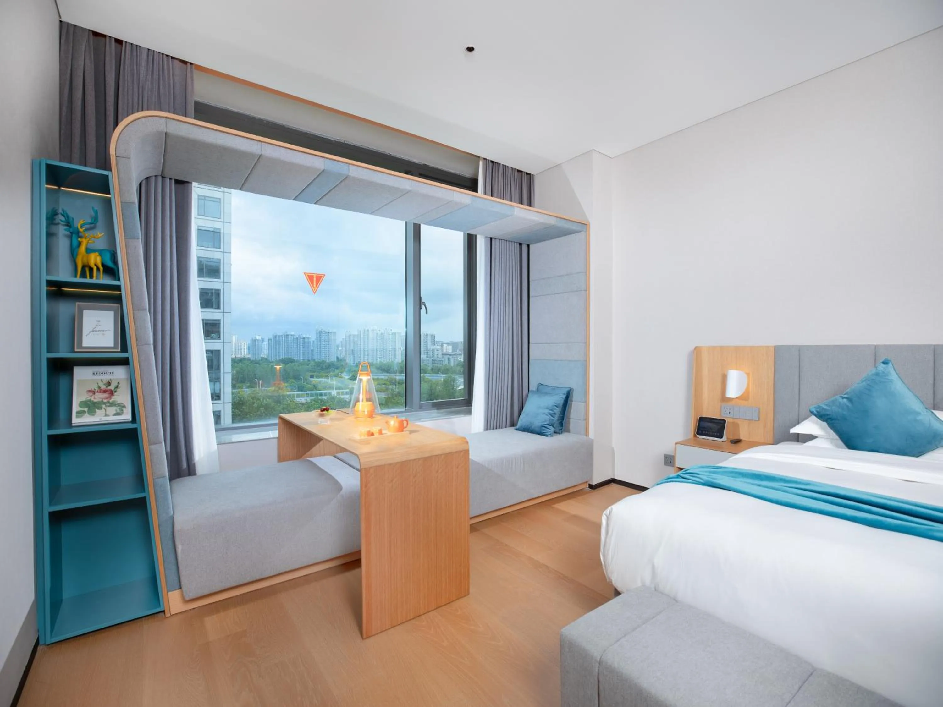 Bedroom, Bed in Pagoda Hotel Hangzhou Zijingang