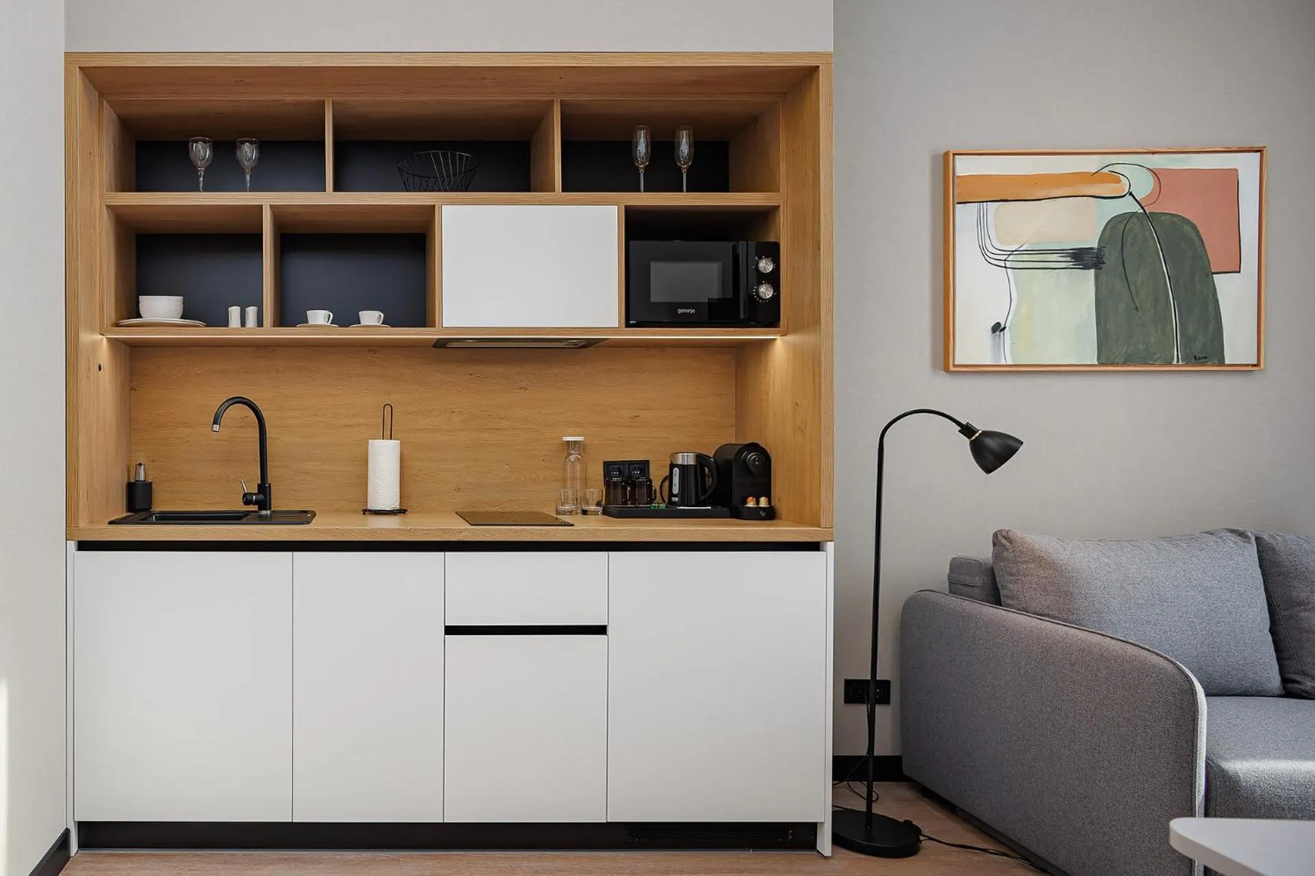 Kitchen or kitchenette in TULIP Residences Lviv