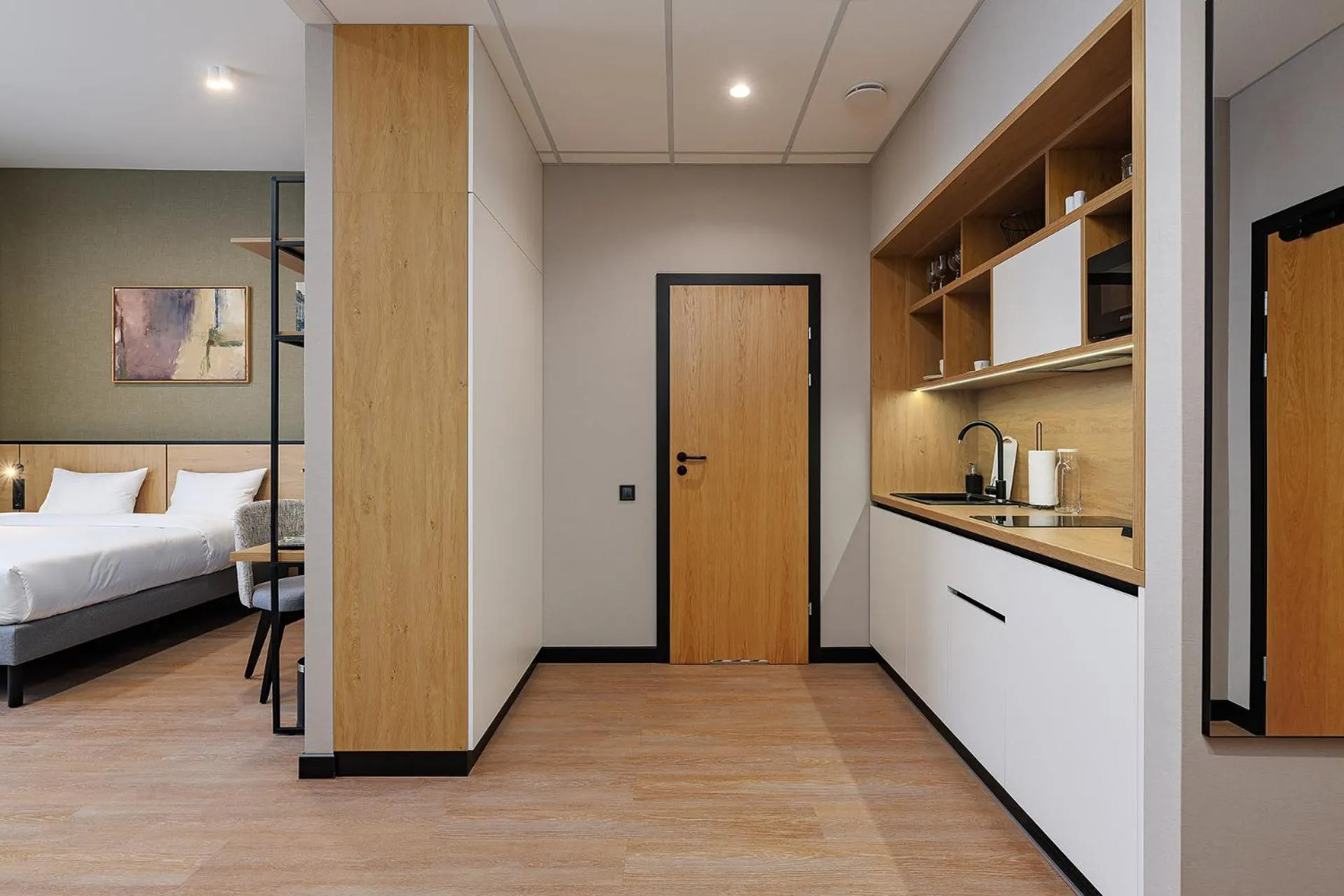 Photo of the whole room, Bed in TULIP Residences Lviv