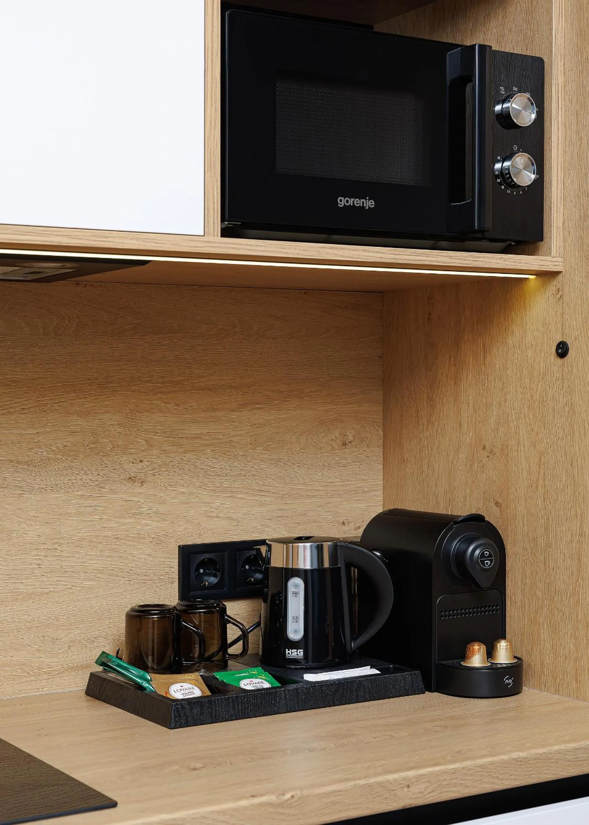 Coffee/tea facilities in TULIP Residences Lviv