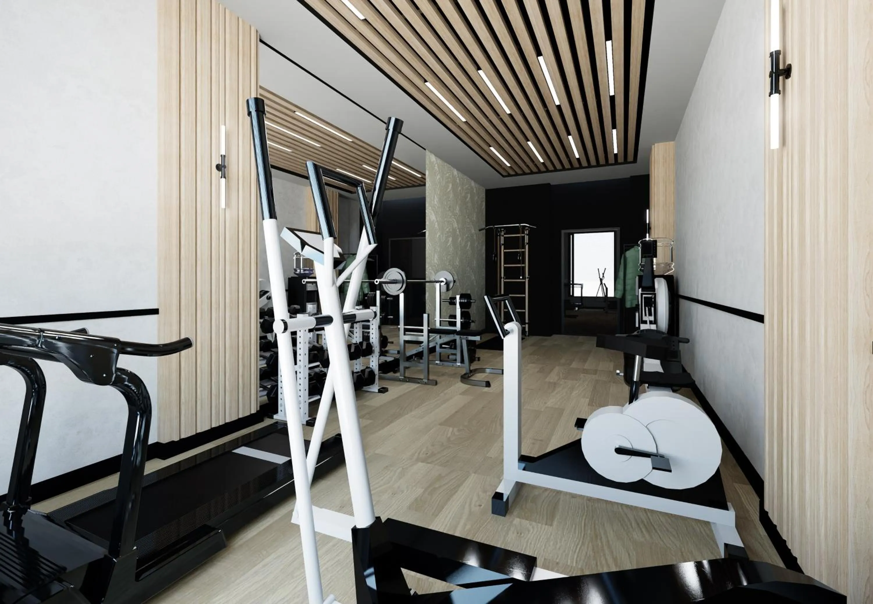 Fitness centre/facilities in TULIP Residences Lviv