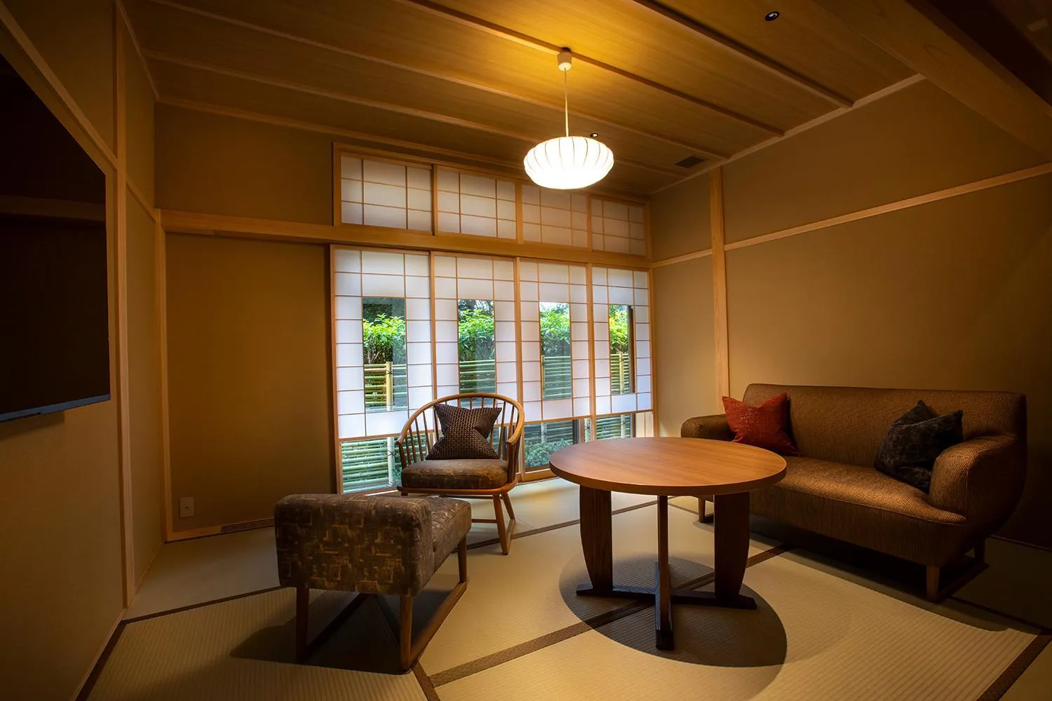 Seating area in Hotel Utano Kyoto Besho