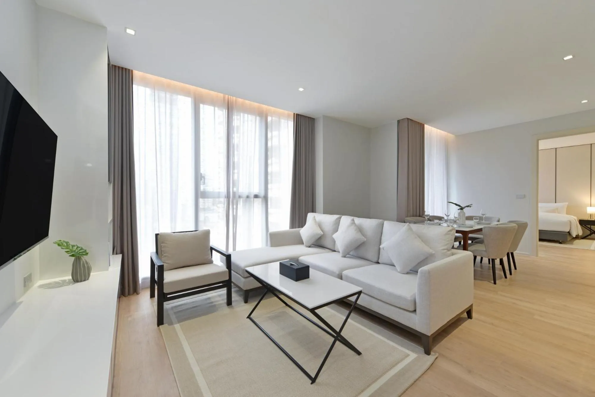 Living room in GM Estate Hotel and Executive Apartments, Bangkok Sukhumvit 20