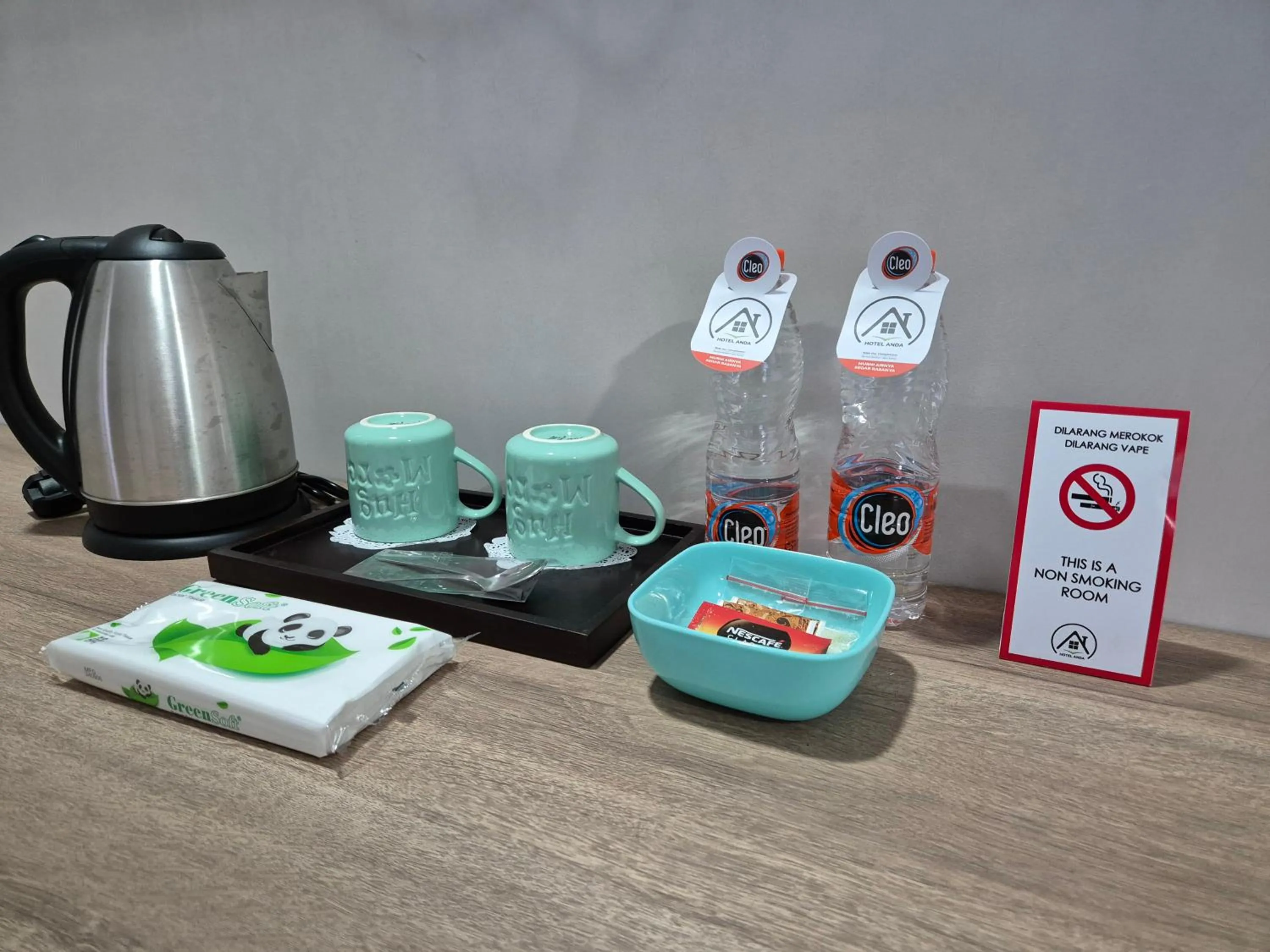 Coffee/tea facilities in Hotel Anda