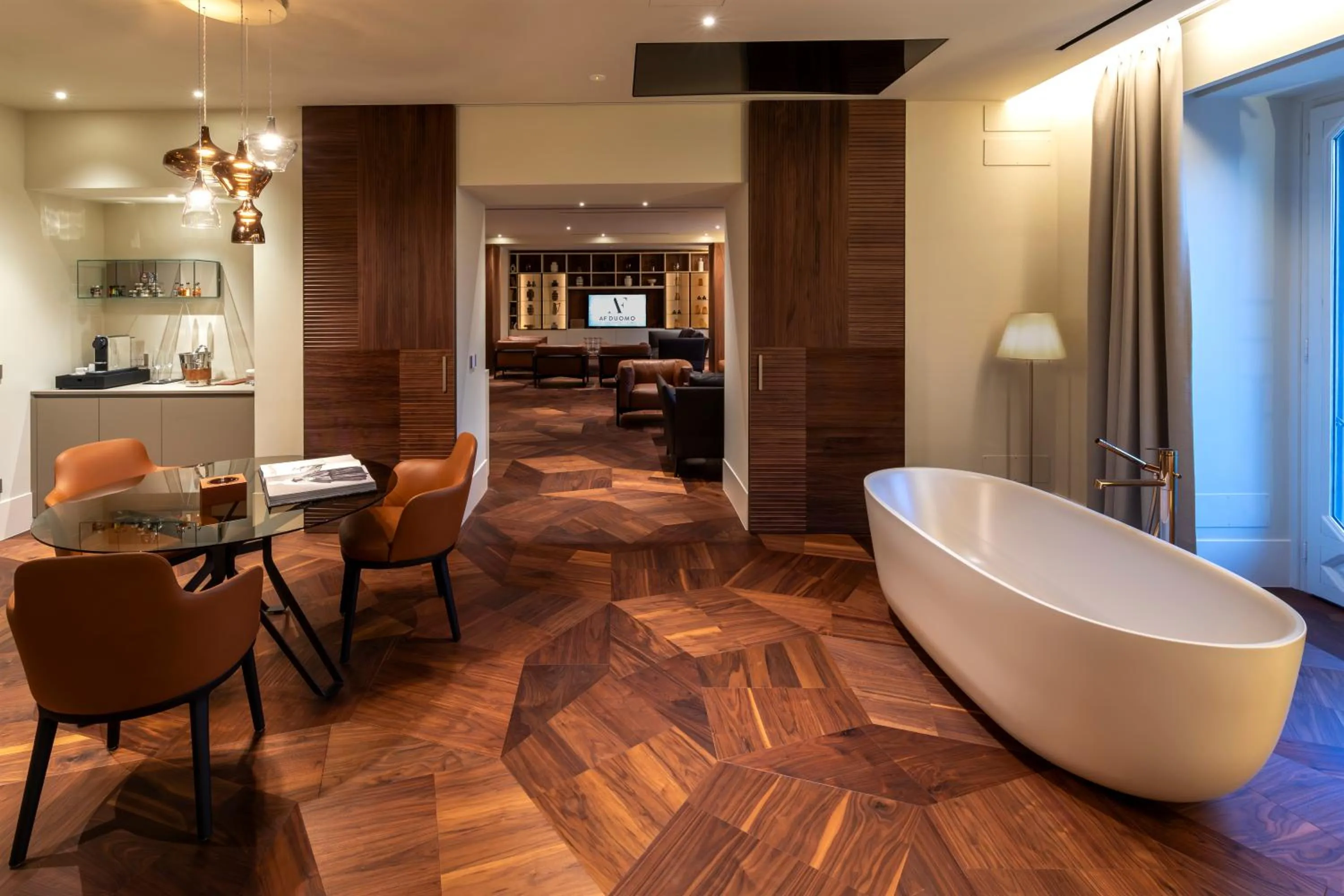 Living room in AF Duomo - Milano Luxury Suites