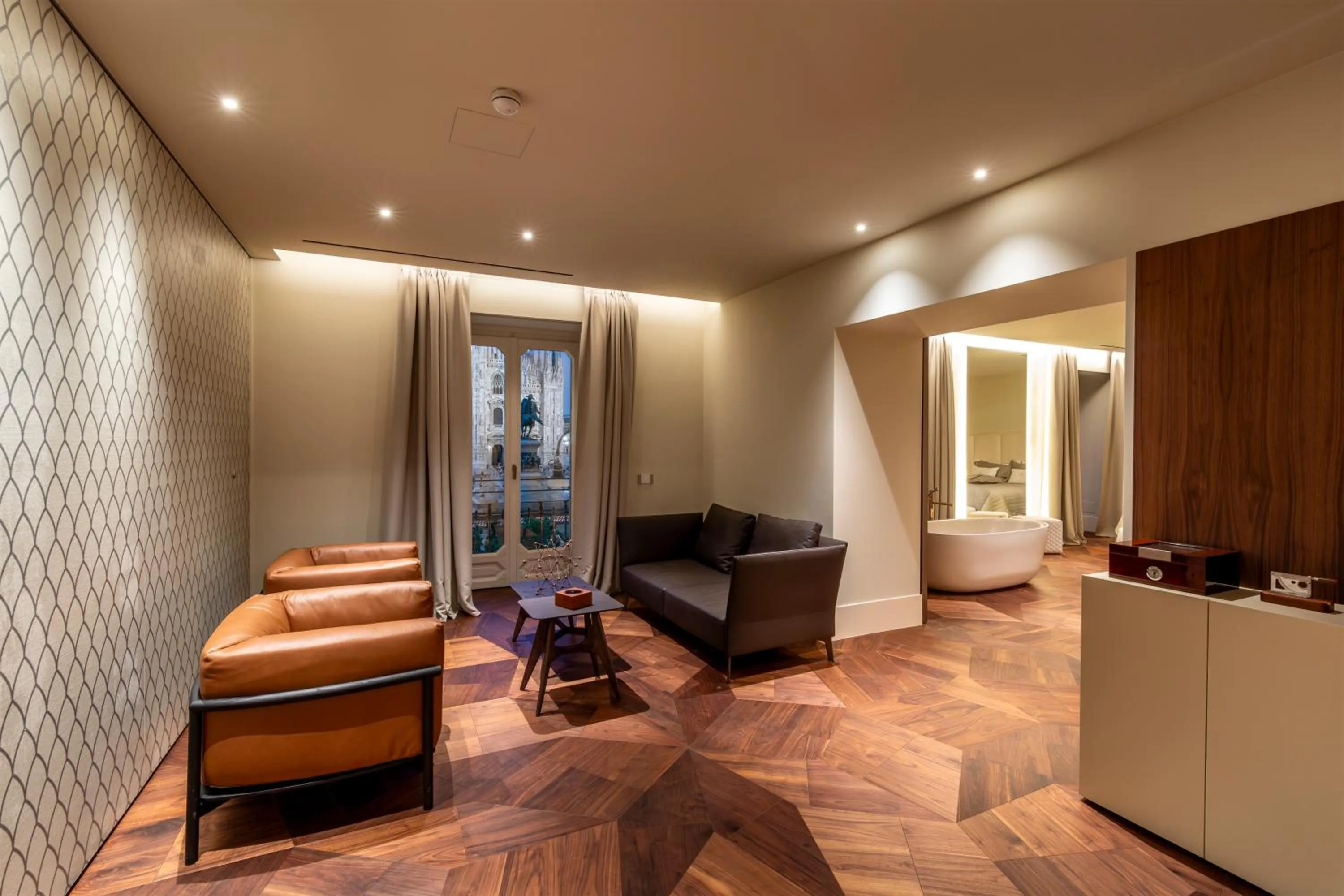Living room in AF Duomo - Milano Luxury Suites