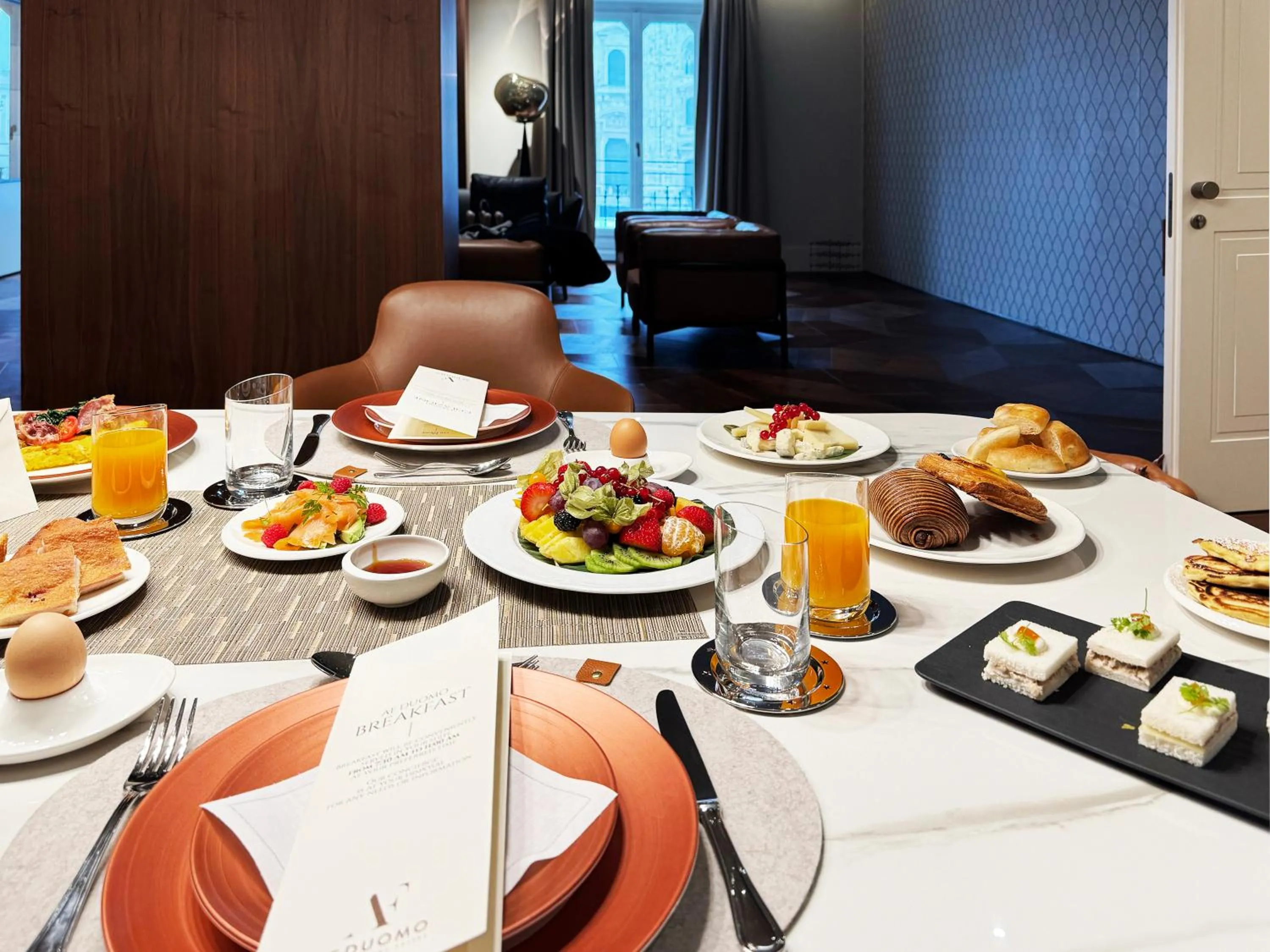 Continental breakfast in AF Duomo - Milano Luxury Suites