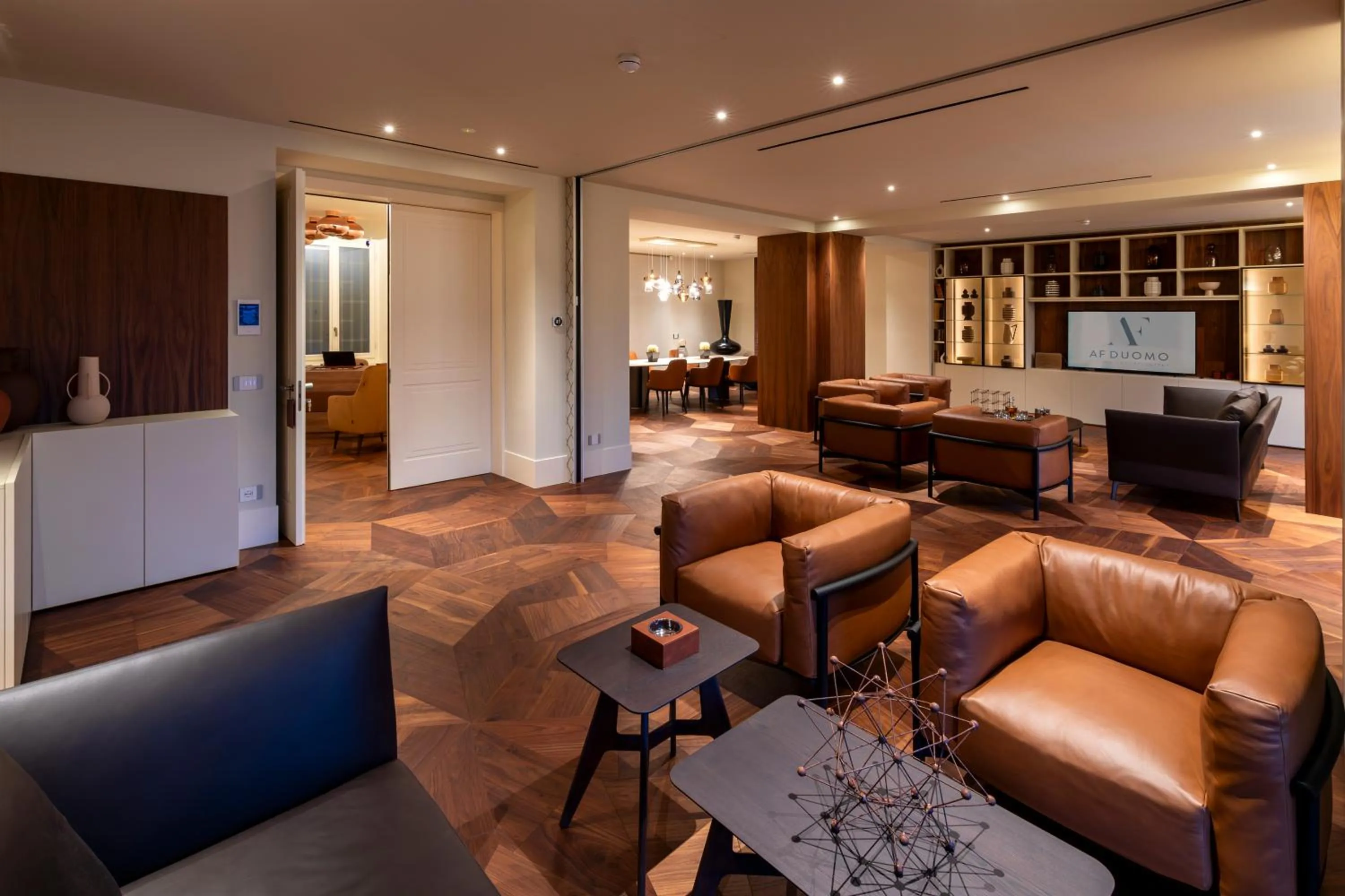 Living room in AF Duomo - Milano Luxury Suites