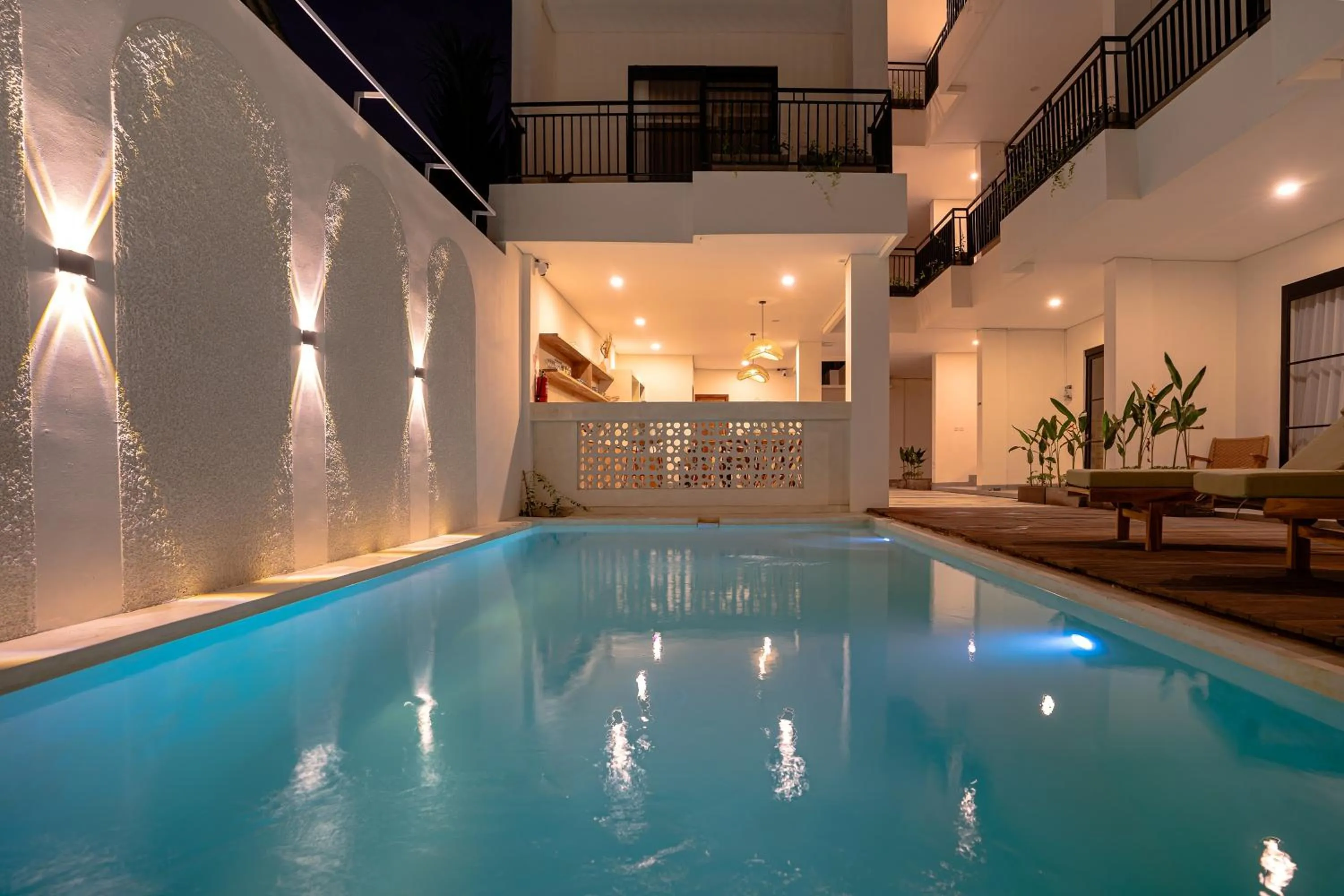 Pool view in Kelaya Guesthouse