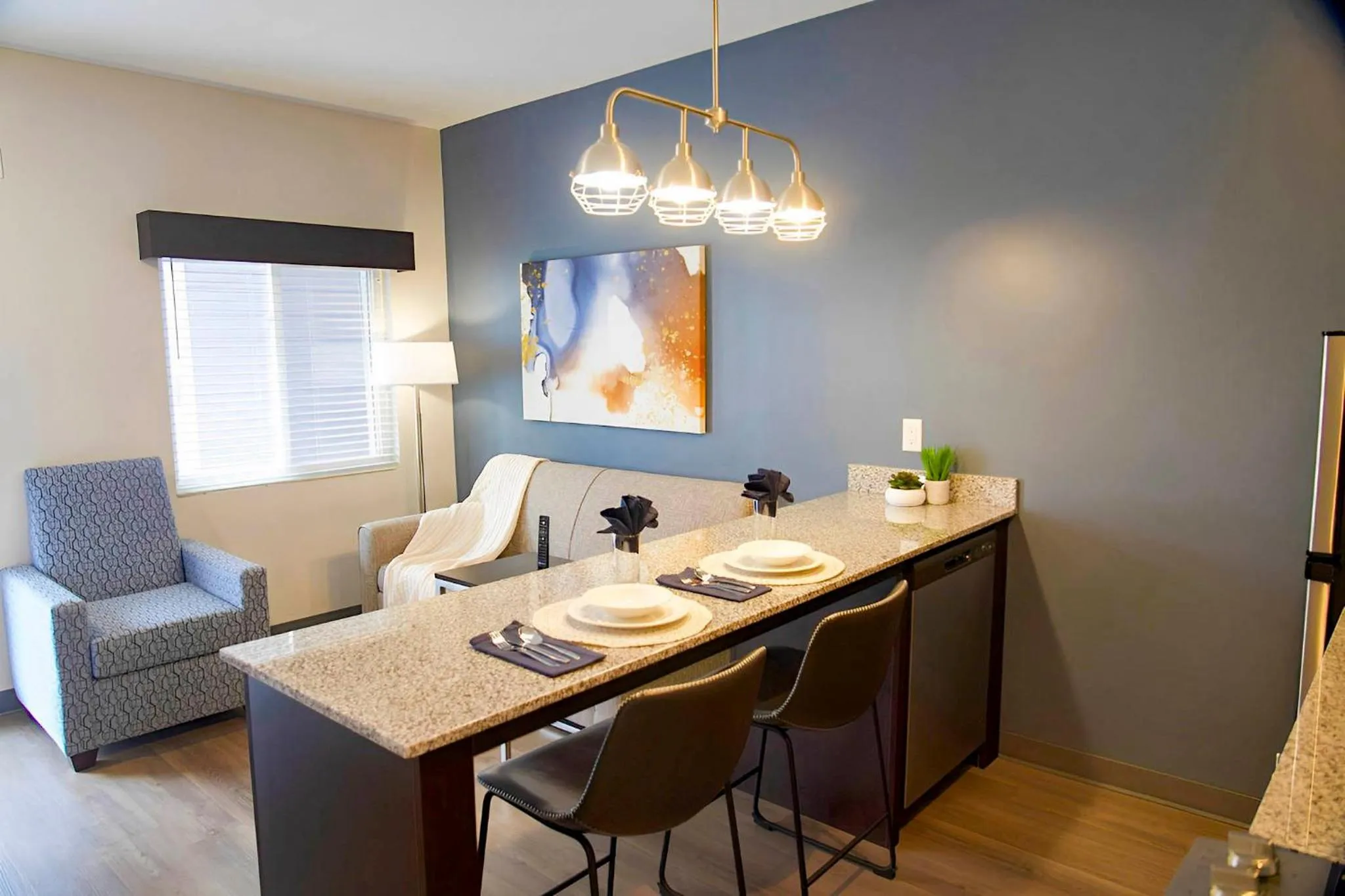 kitchen in stayAPT Suites Lebanon-Nashville Area