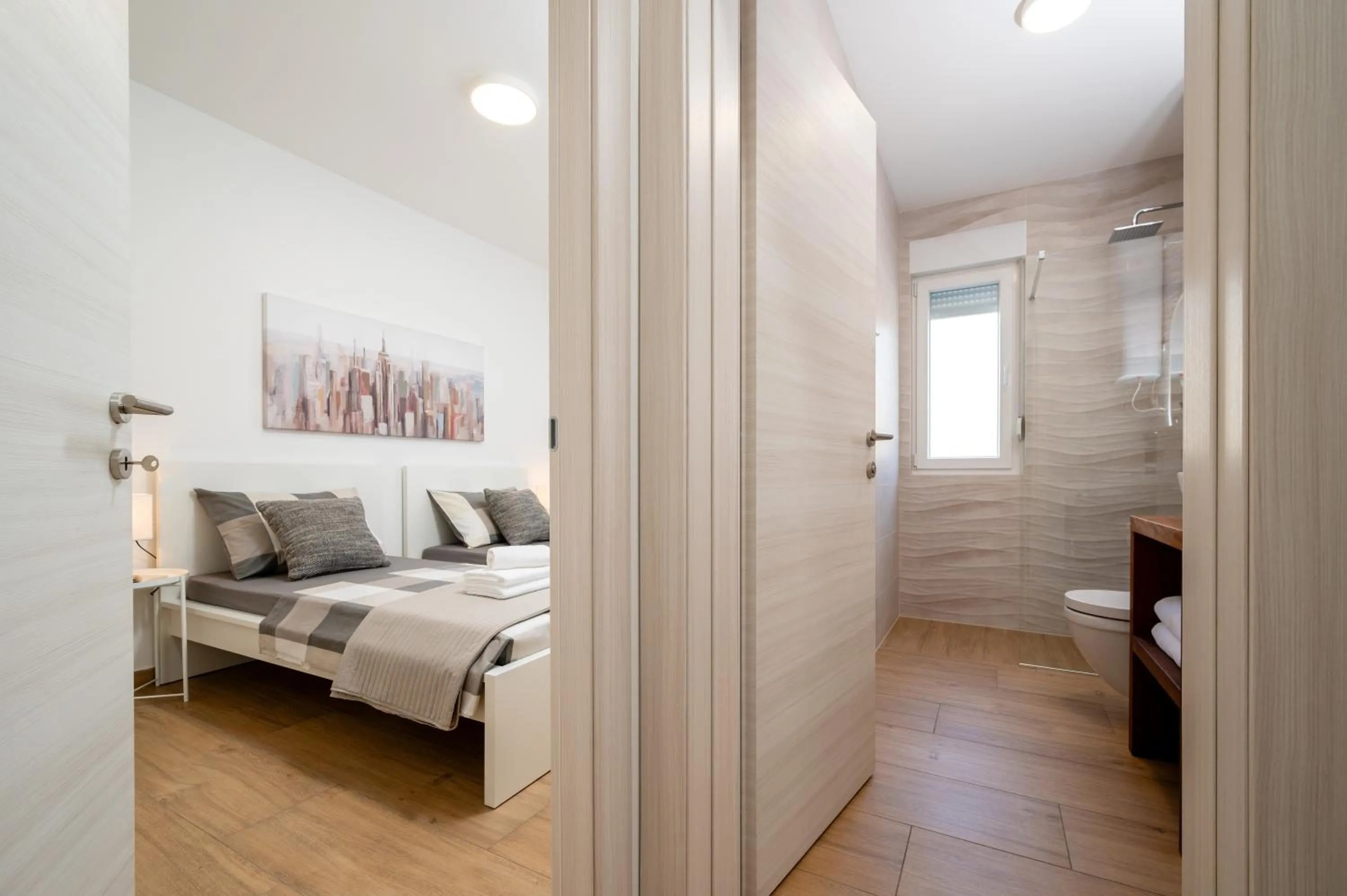 Bed in Apartment SarAna Trogir