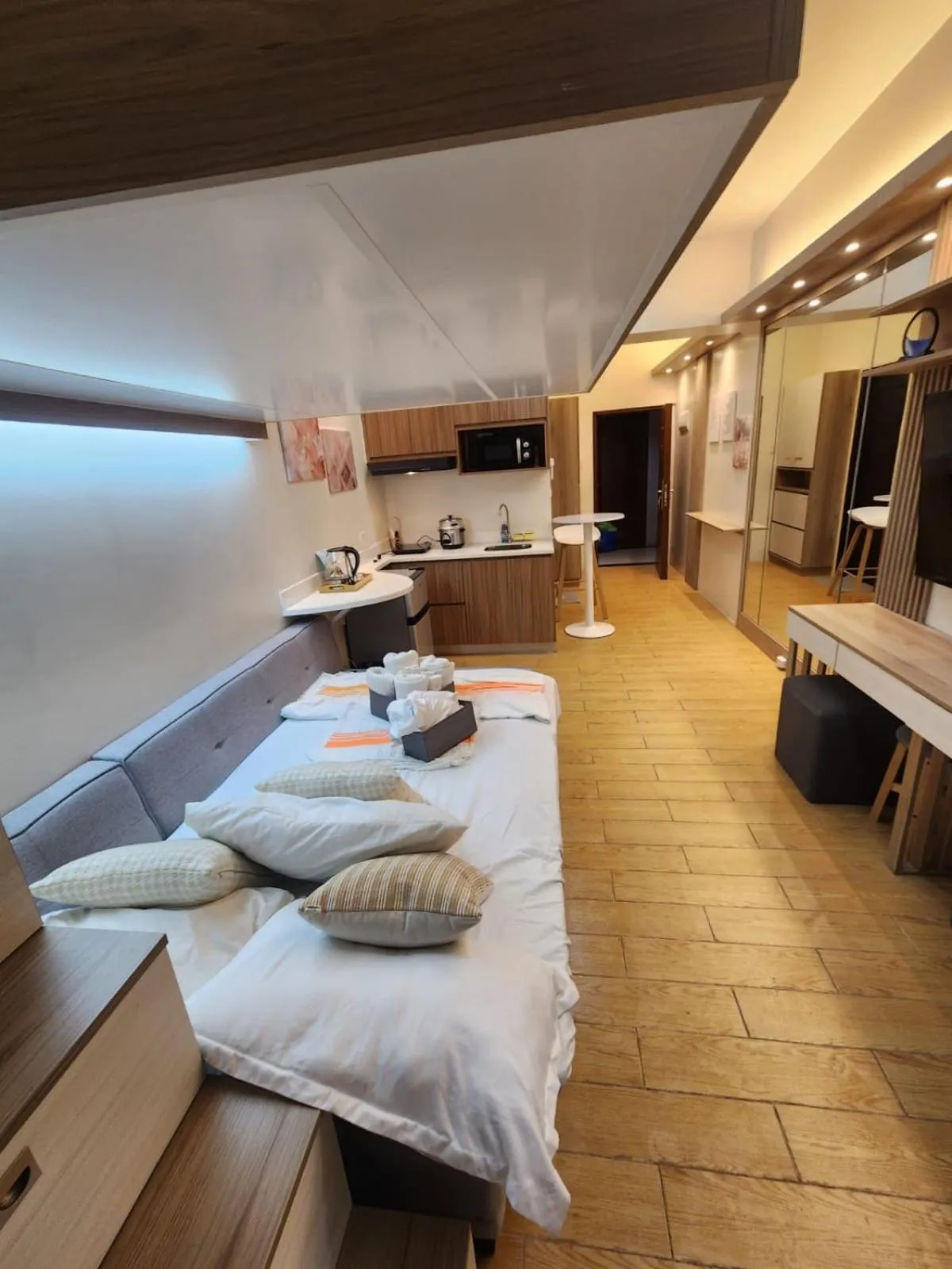 Bed in Nordic Rsquare Manila - with Pool Access