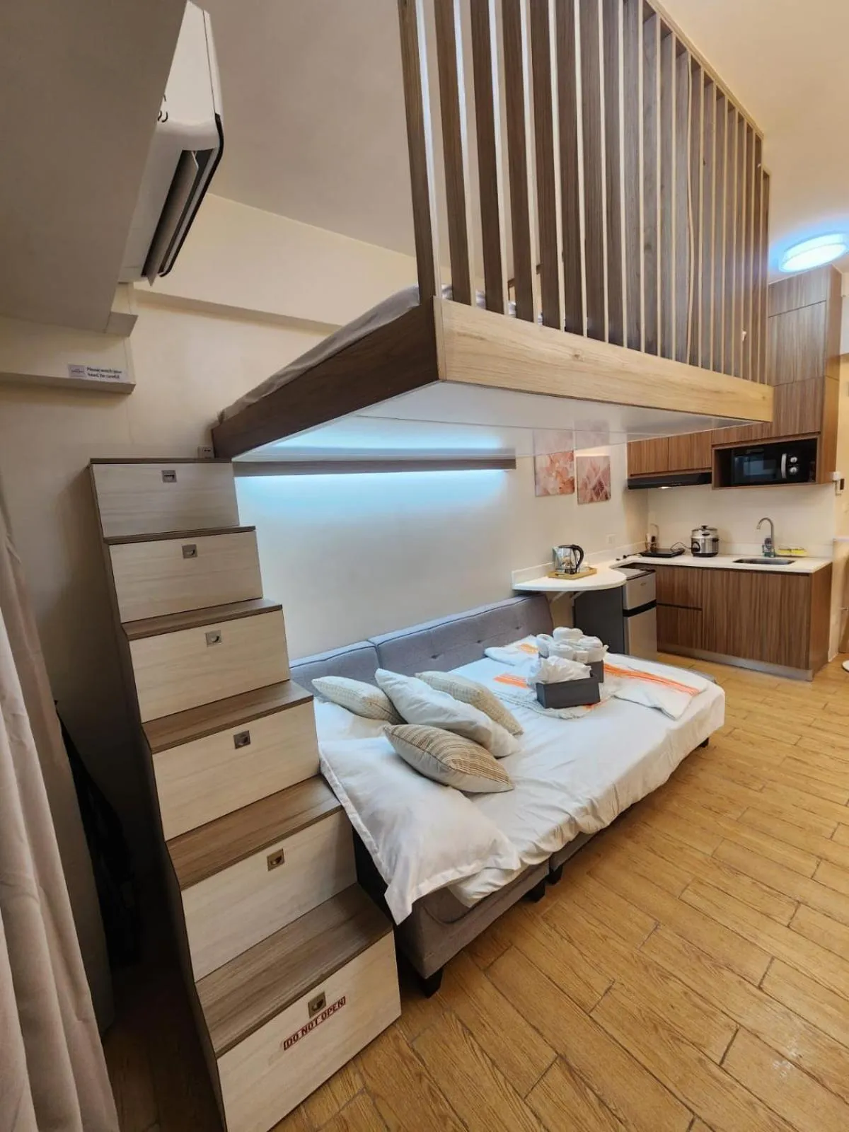 Bed in Nordic Rsquare Manila - with Pool Access