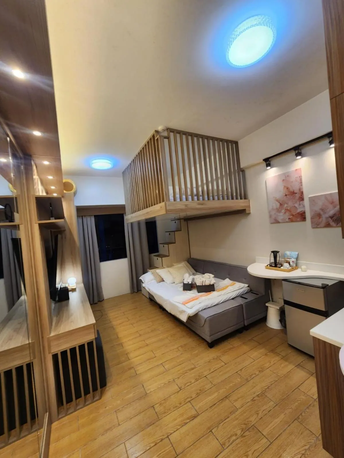 Bed in Nordic Rsquare Manila - with Pool Access