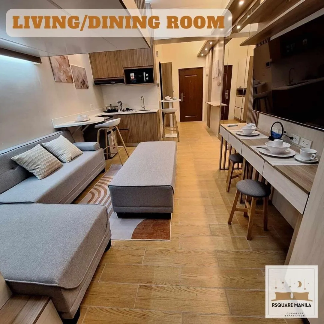 Bed in Nordic Rsquare Manila - with Pool Access