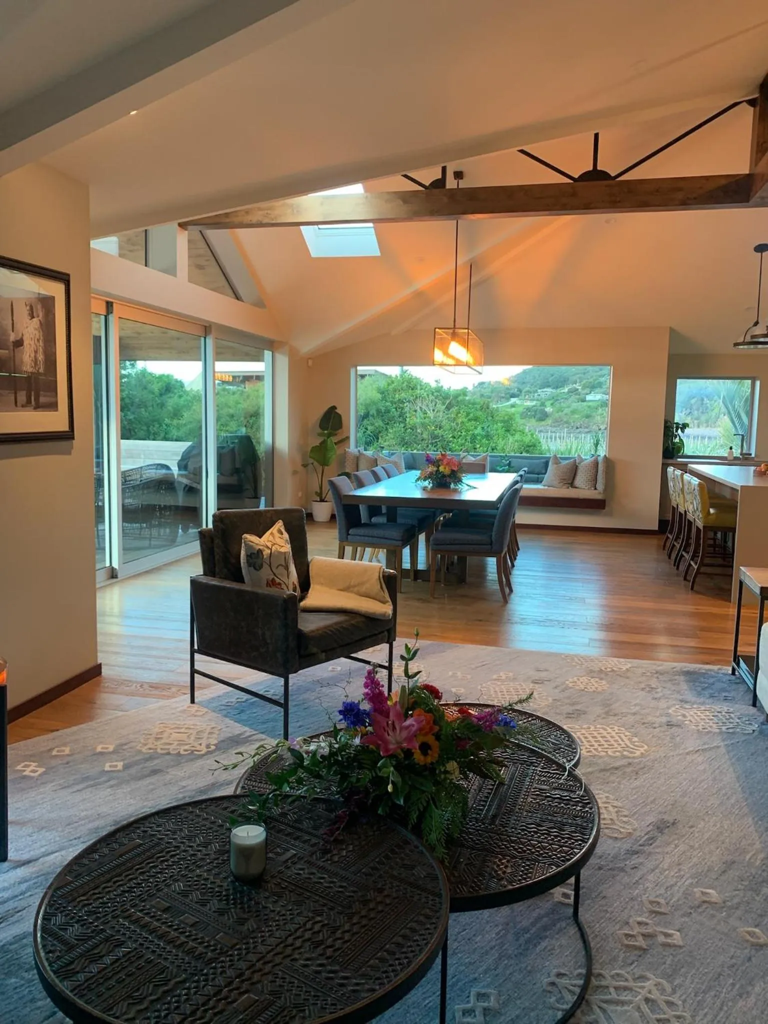 Dining area in Te Whaanga Retreat & Spa