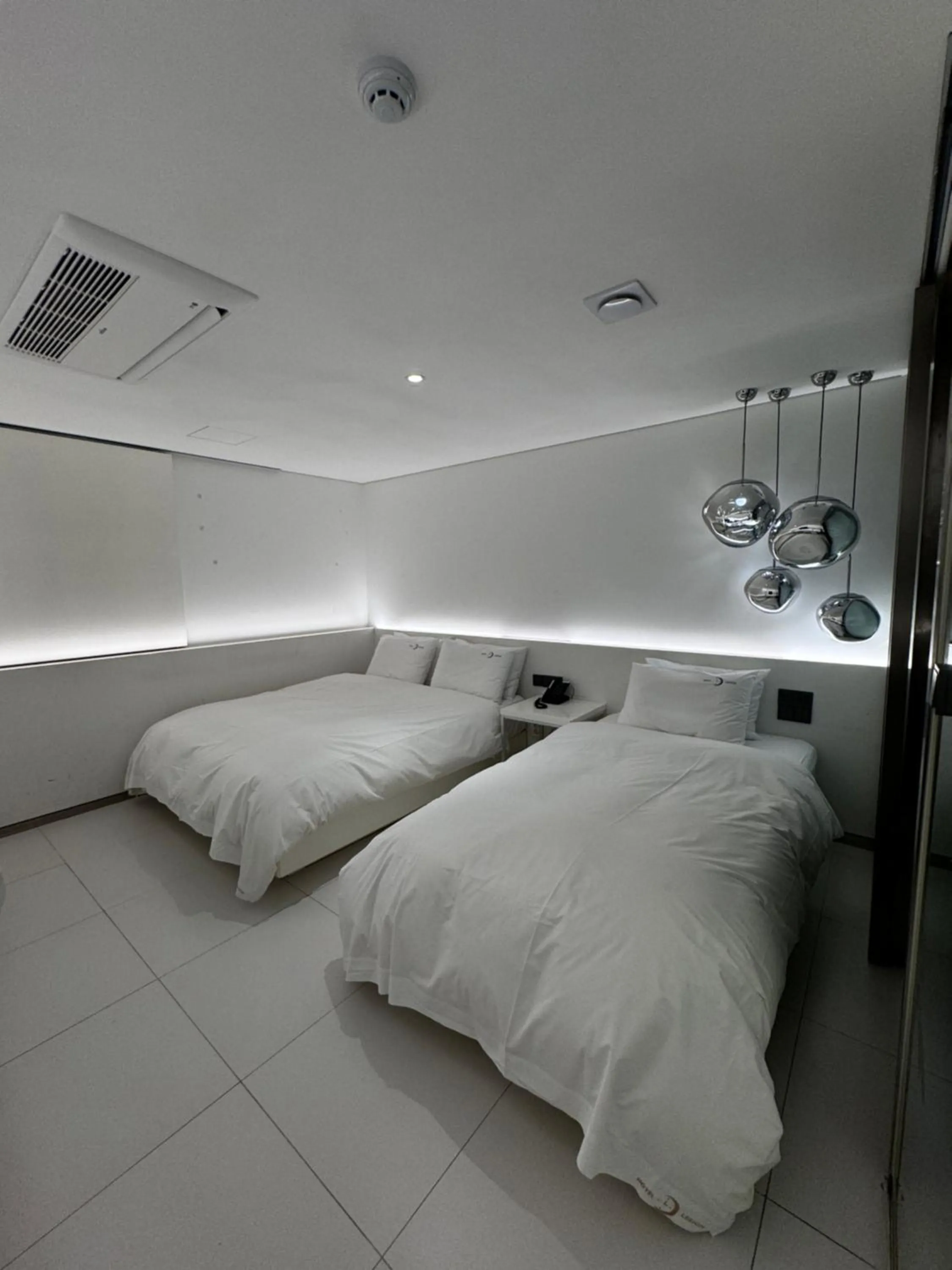 Decorative detail, Bed in Lesign Hotel