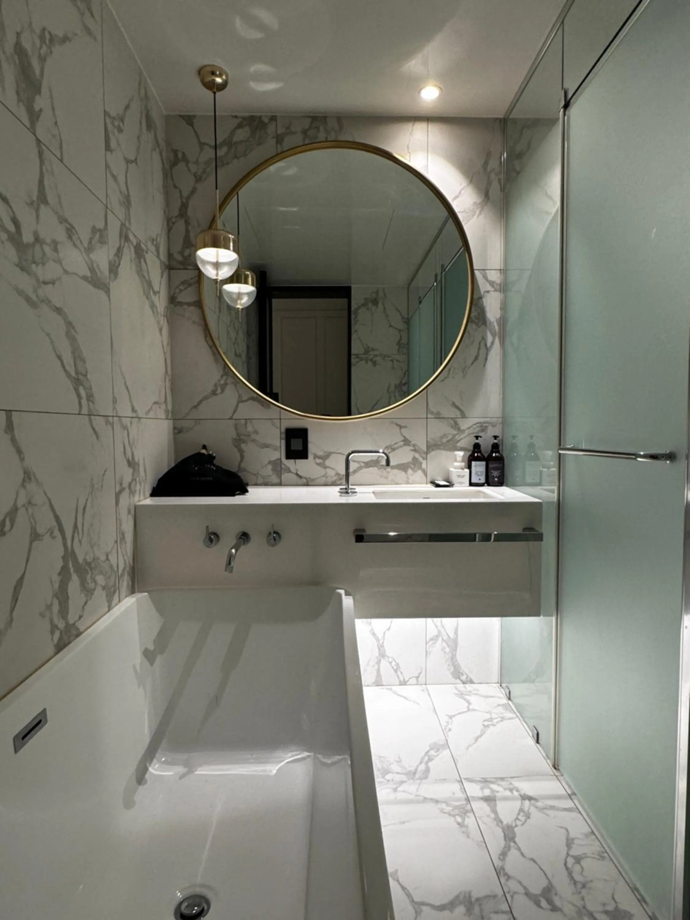 Toilet in Lesign Hotel