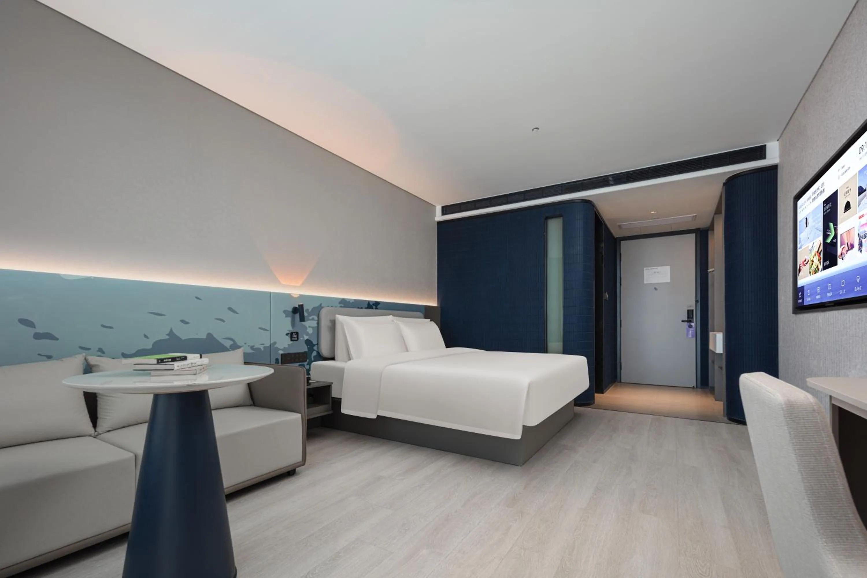 Bed in Atour Light Hotel Dongguan Songshan Lake University Town