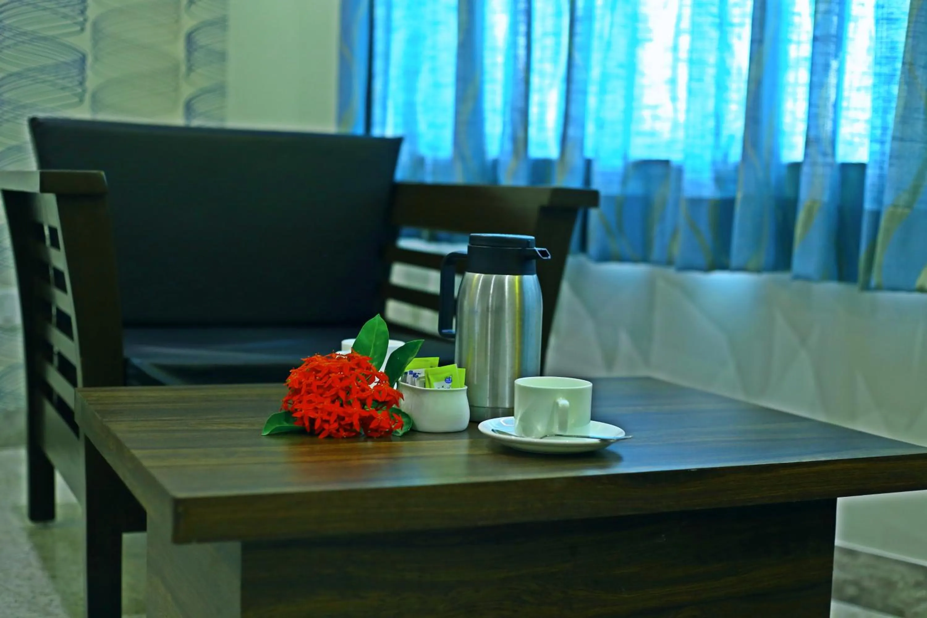 Seating area in Rubystone Shiv Vilas Palace