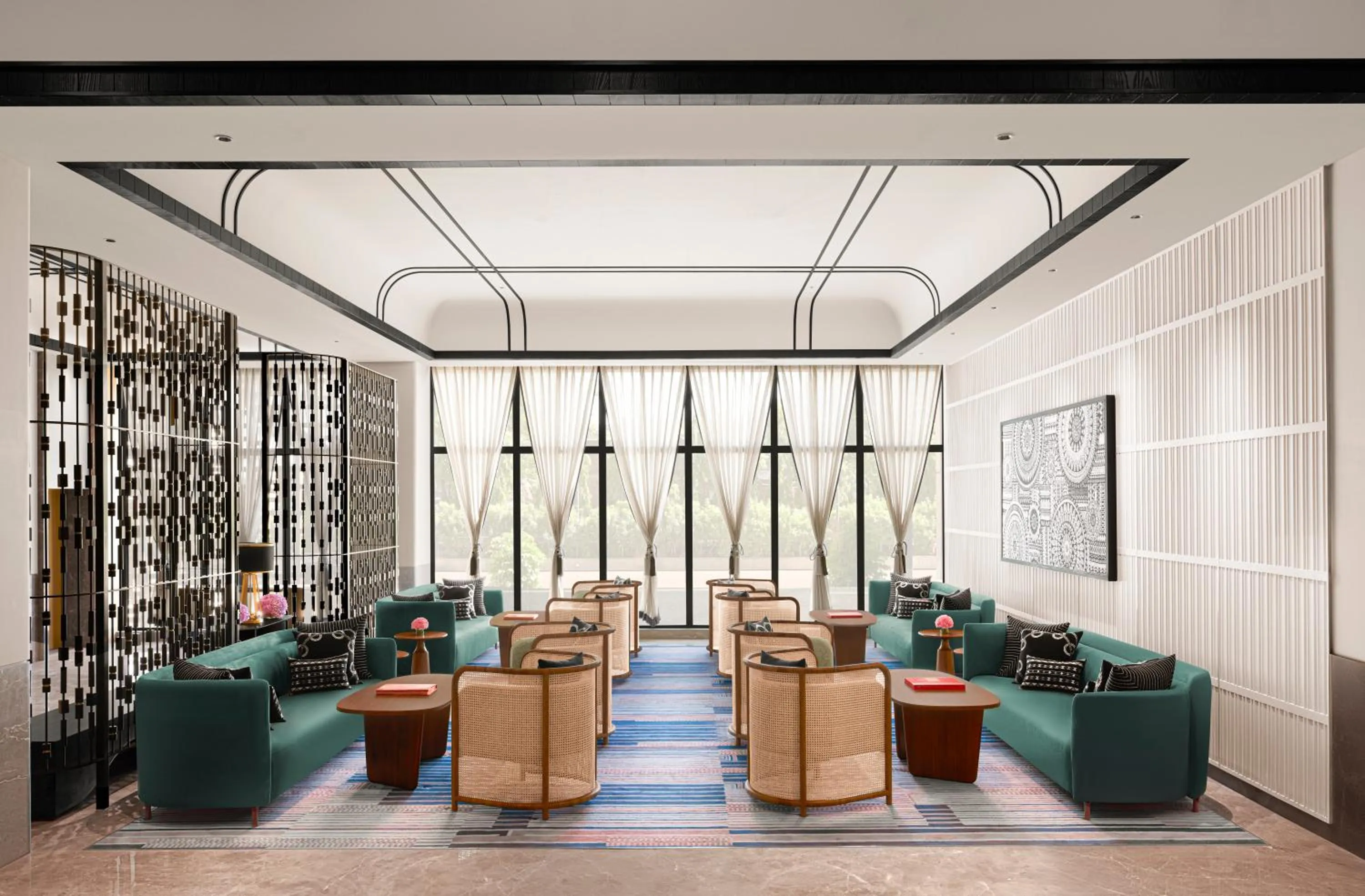 Living room in Taj City Centre, Patna