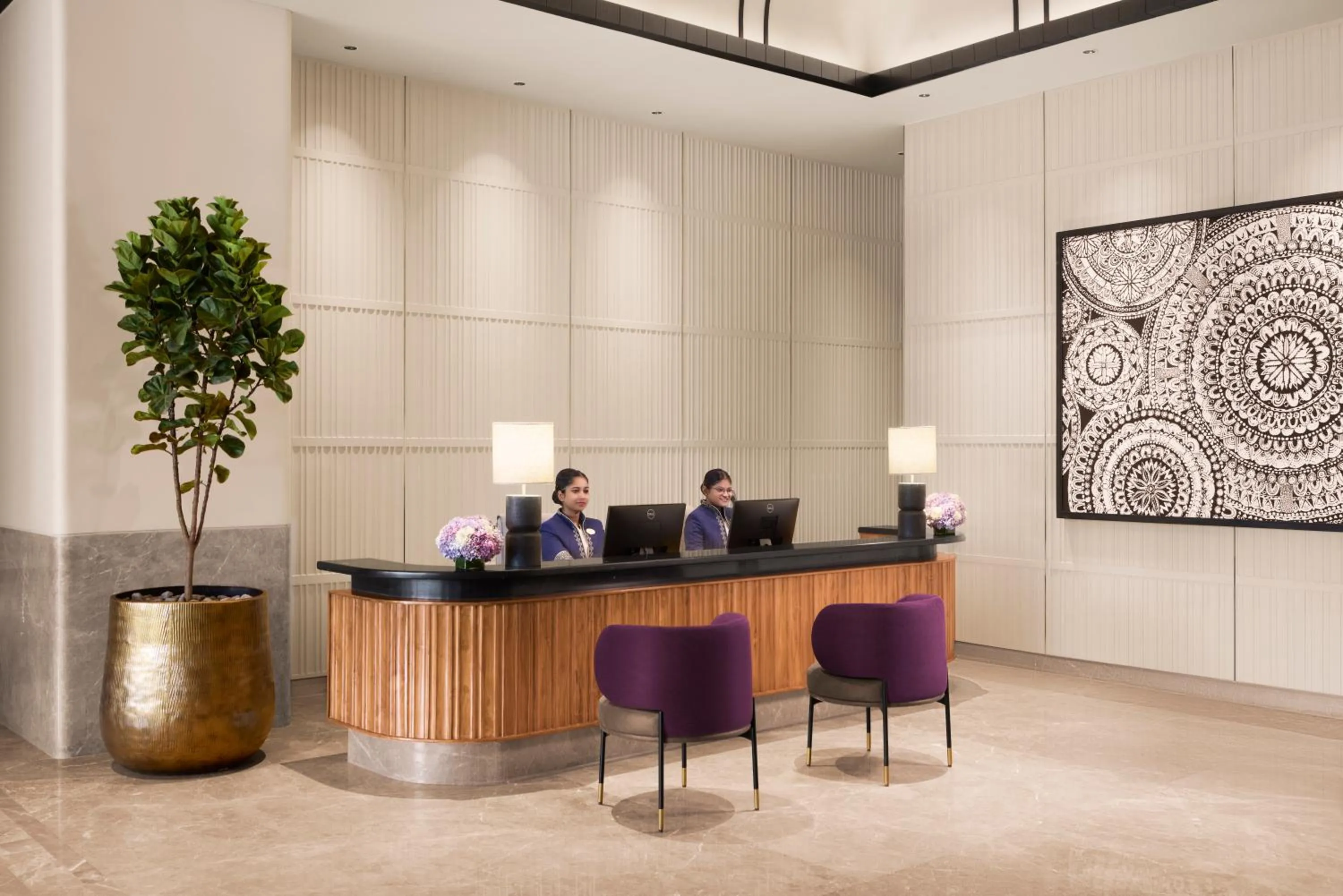 Lobby or reception in Taj City Centre, Patna