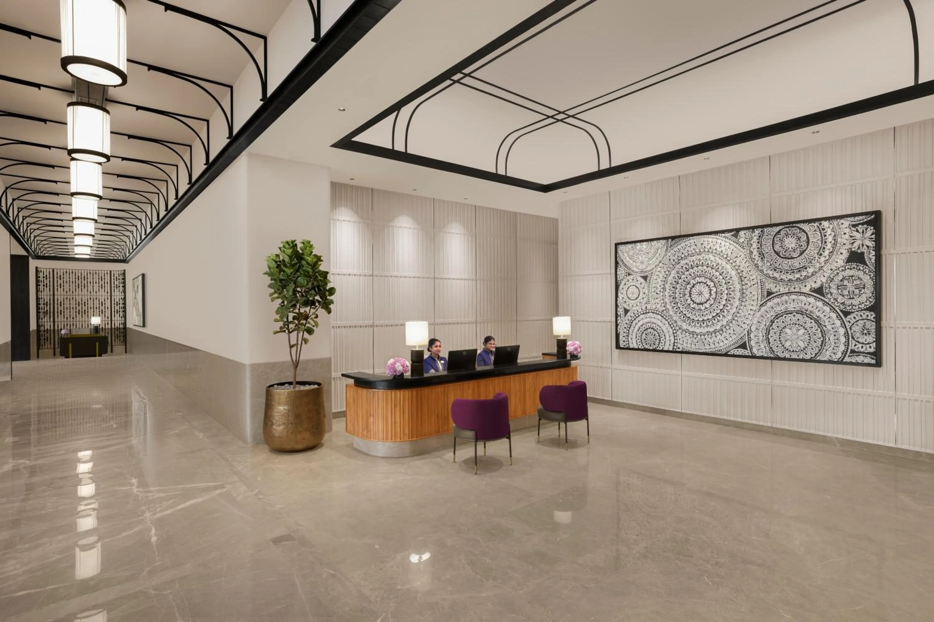 Lobby or reception in Taj City Centre, Patna