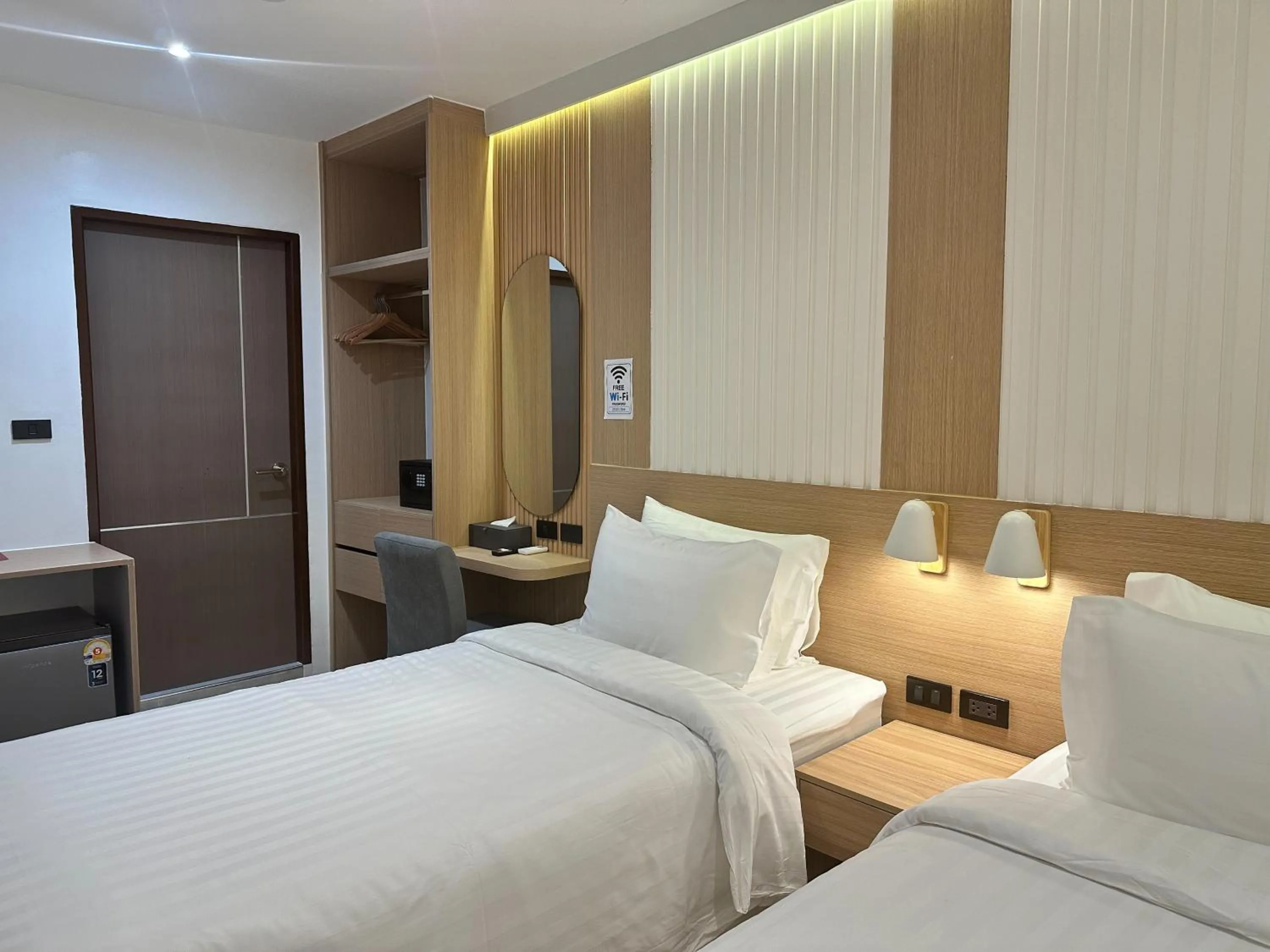 Bed in Winston Hotel