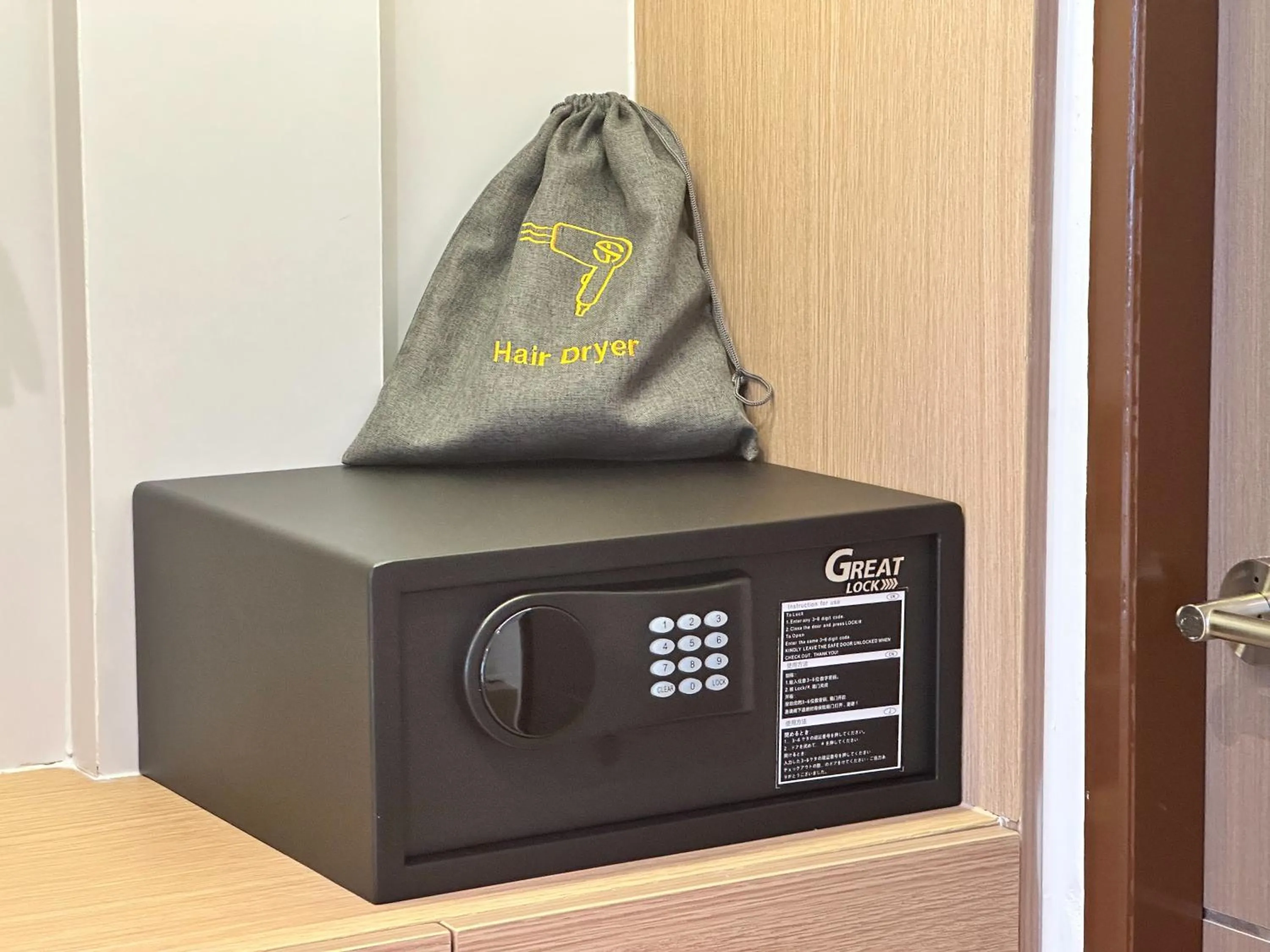 hair dryier in Winston Hotel