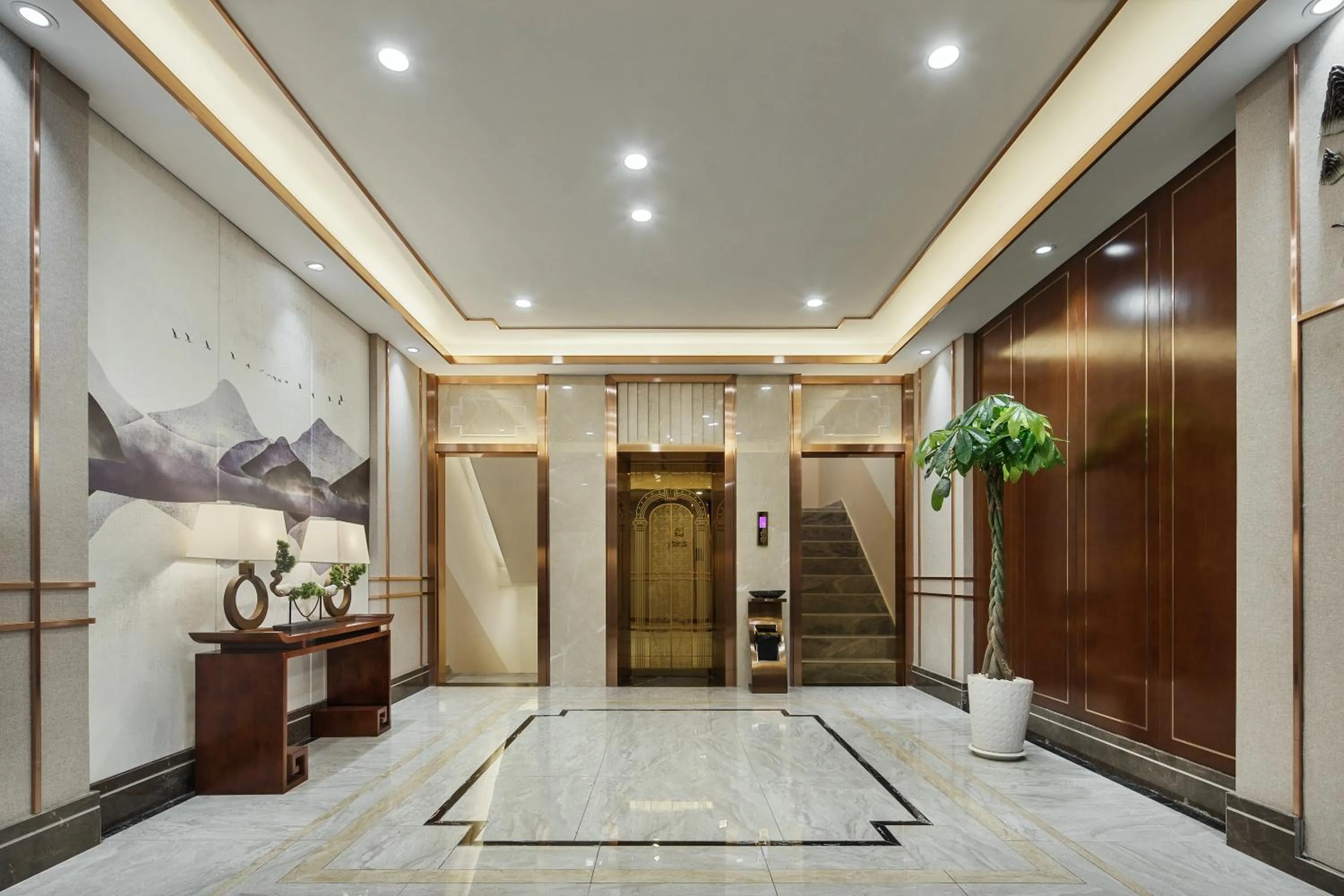 Lobby or reception in Rose Garden International Hotel