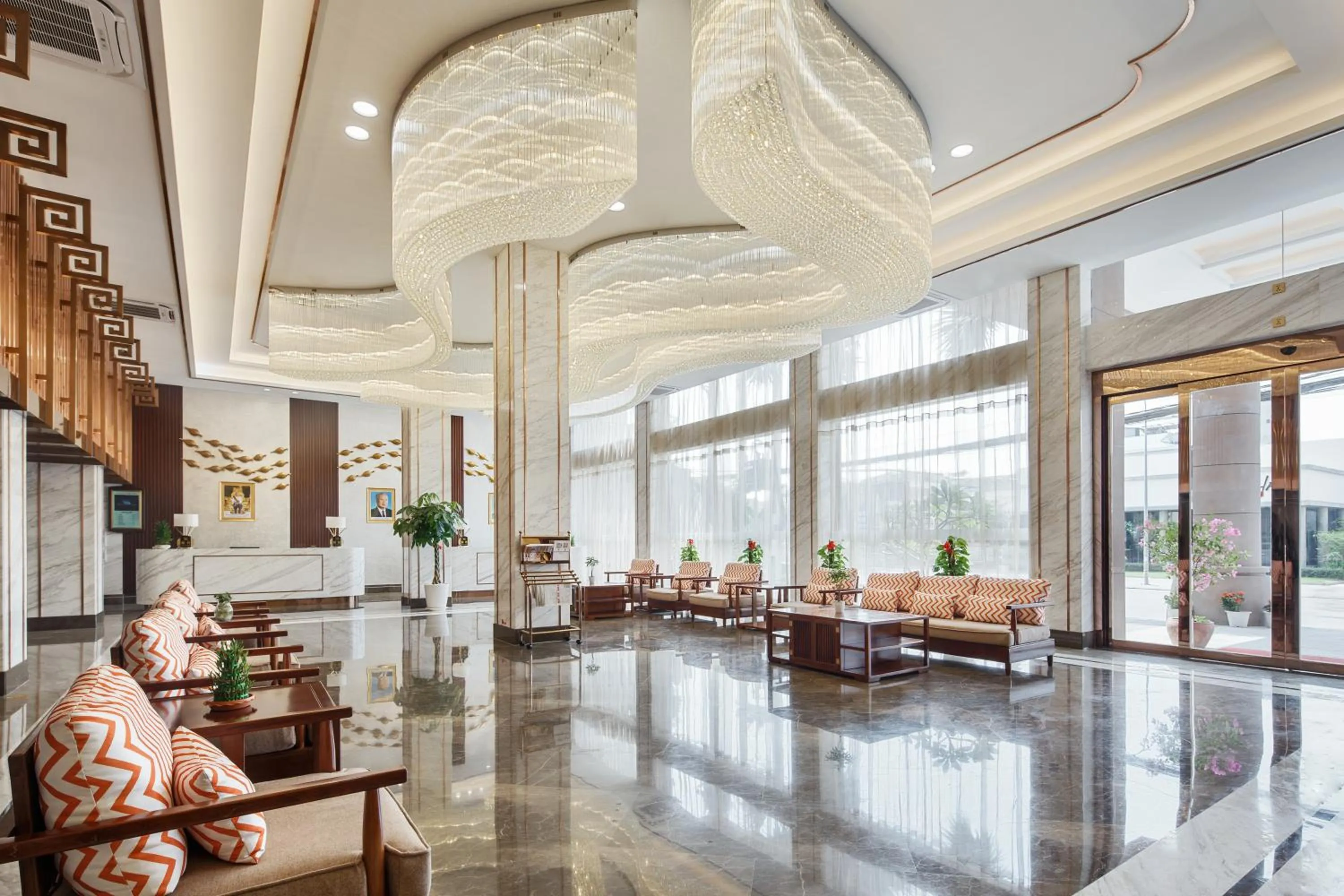 Lobby or reception in Rose Garden International Hotel
