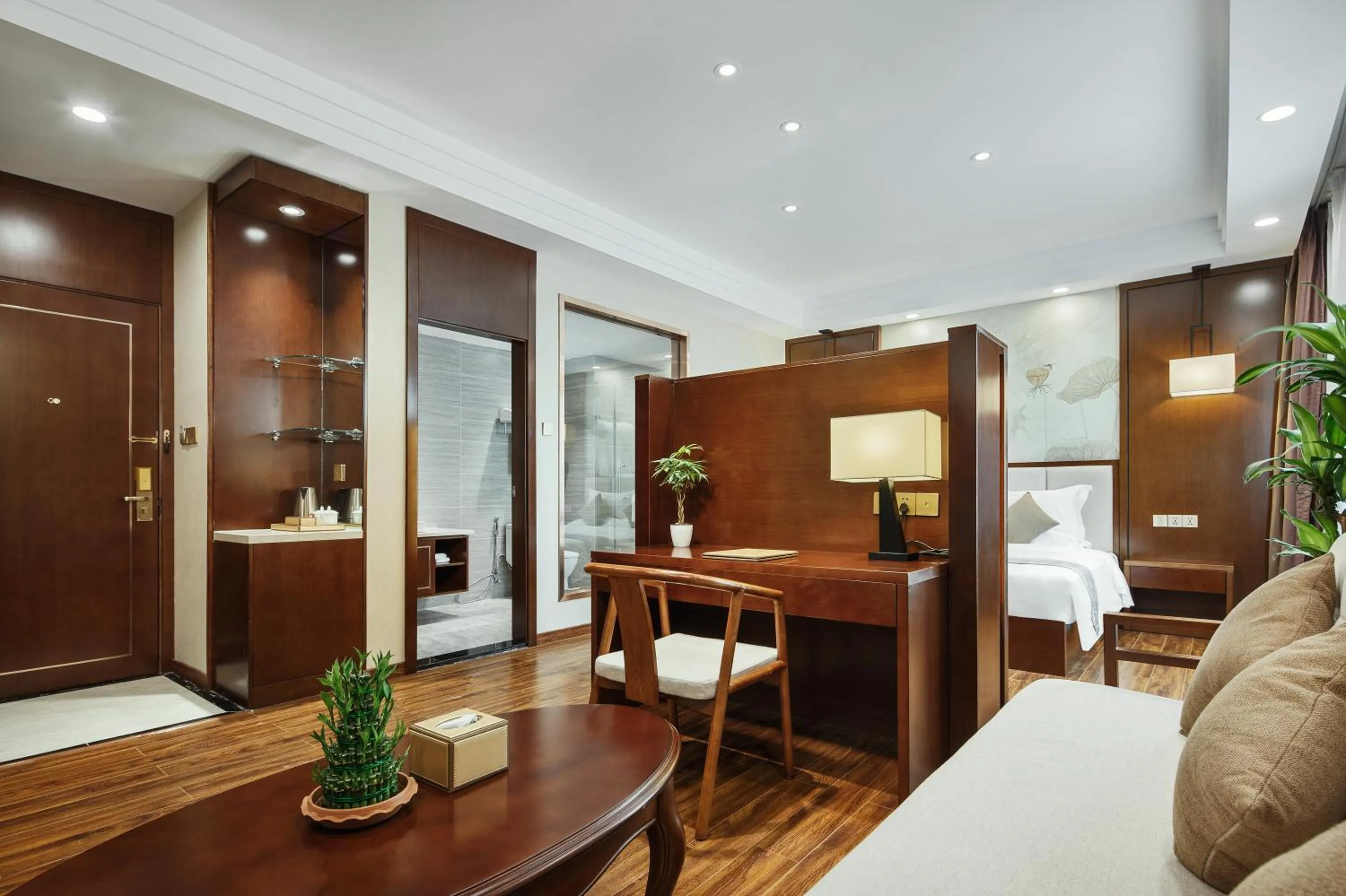 Bed in Rose Garden International Hotel