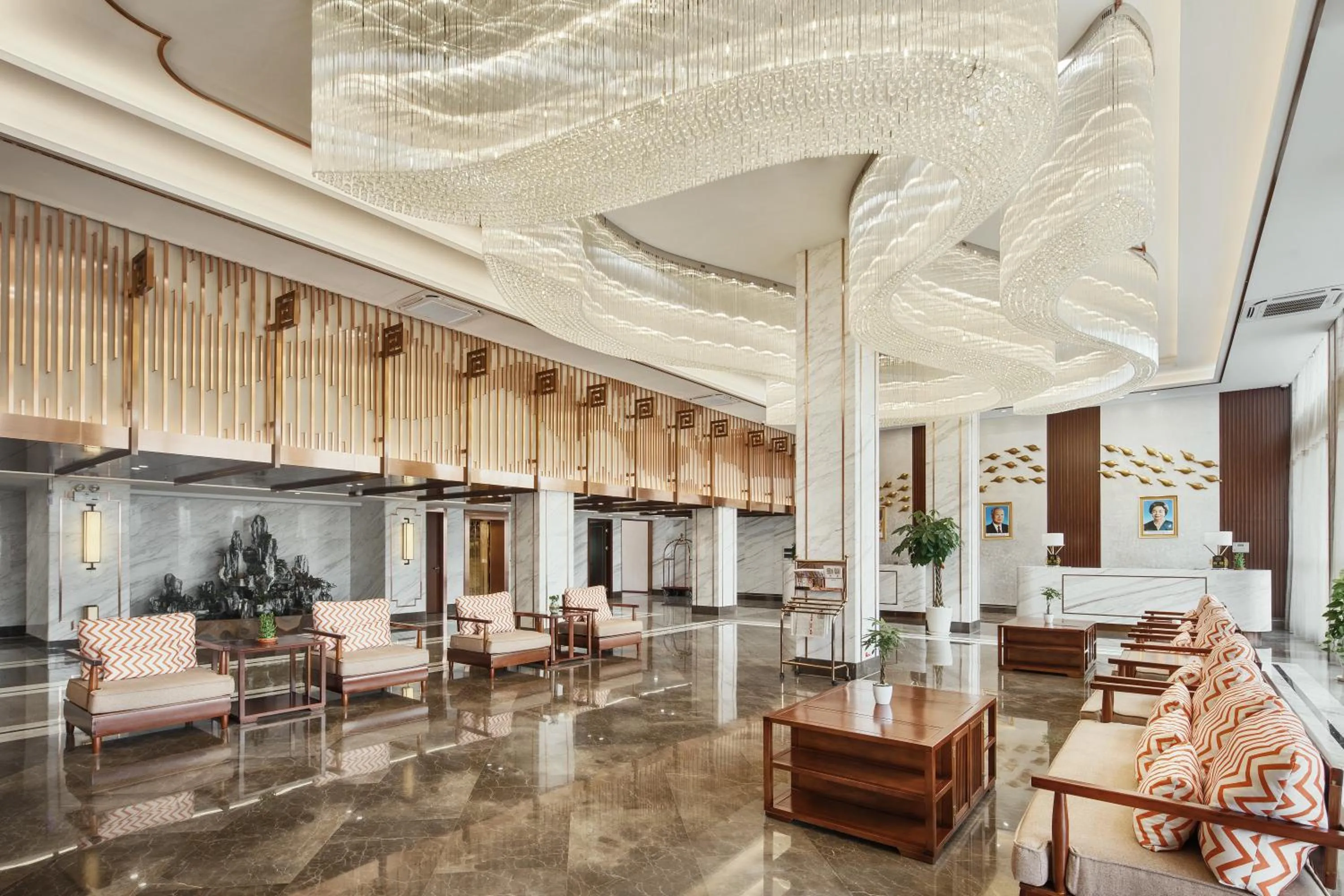 Lobby or reception in Rose Garden International Hotel
