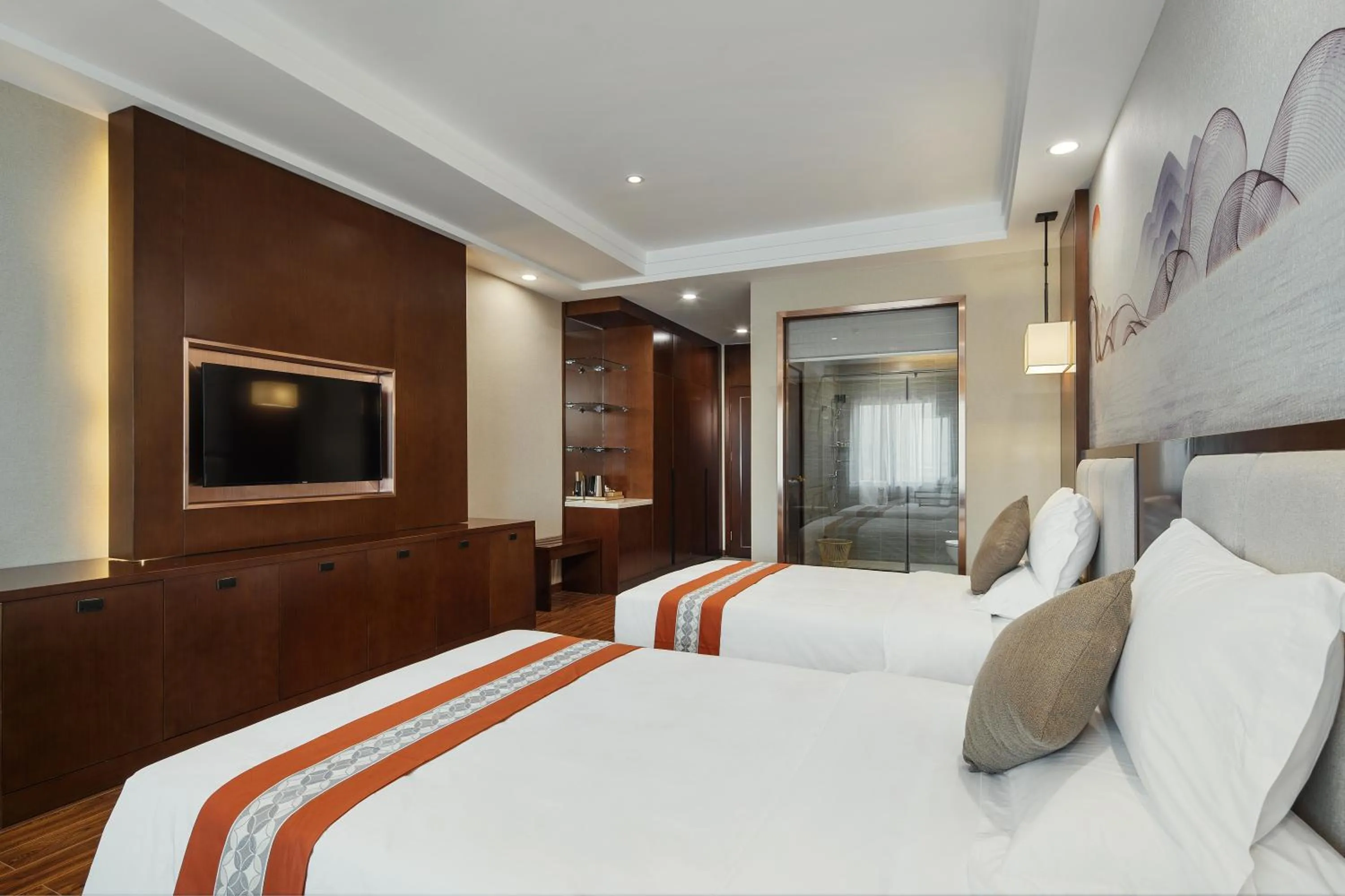 Bed in Rose Garden International Hotel