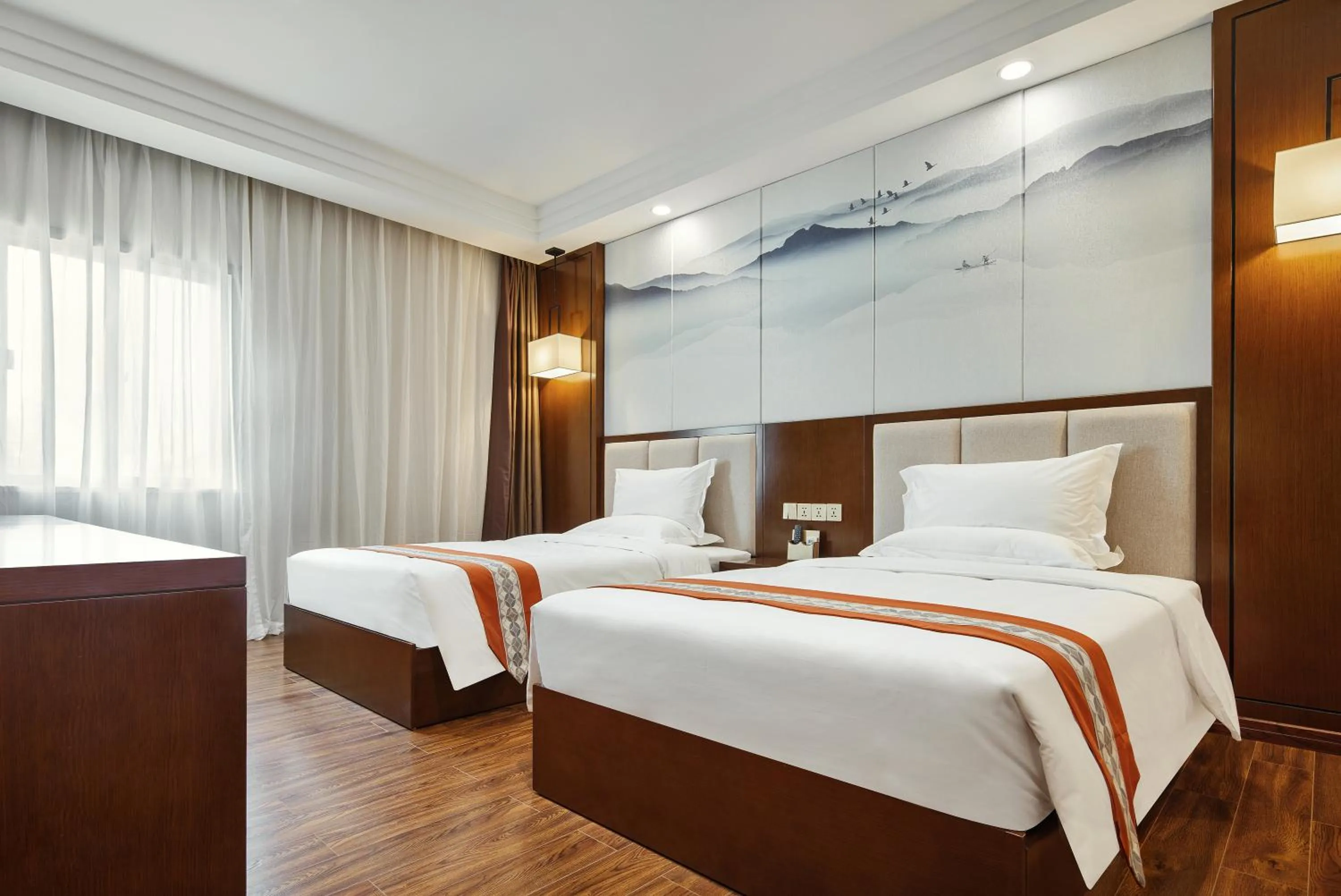 Bed in Rose Garden International Hotel