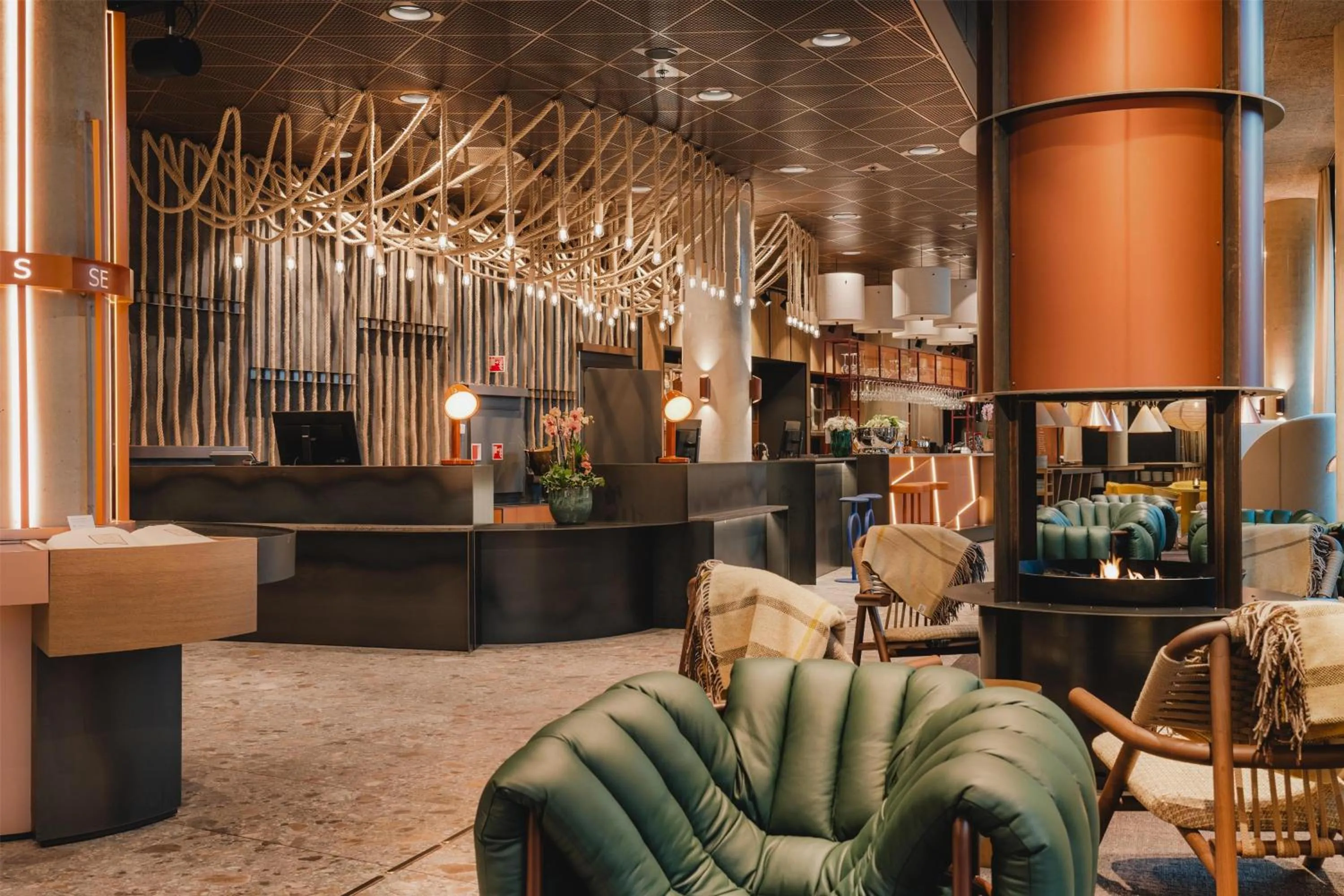 Lobby or reception in The Dock 69 39 by Scandic