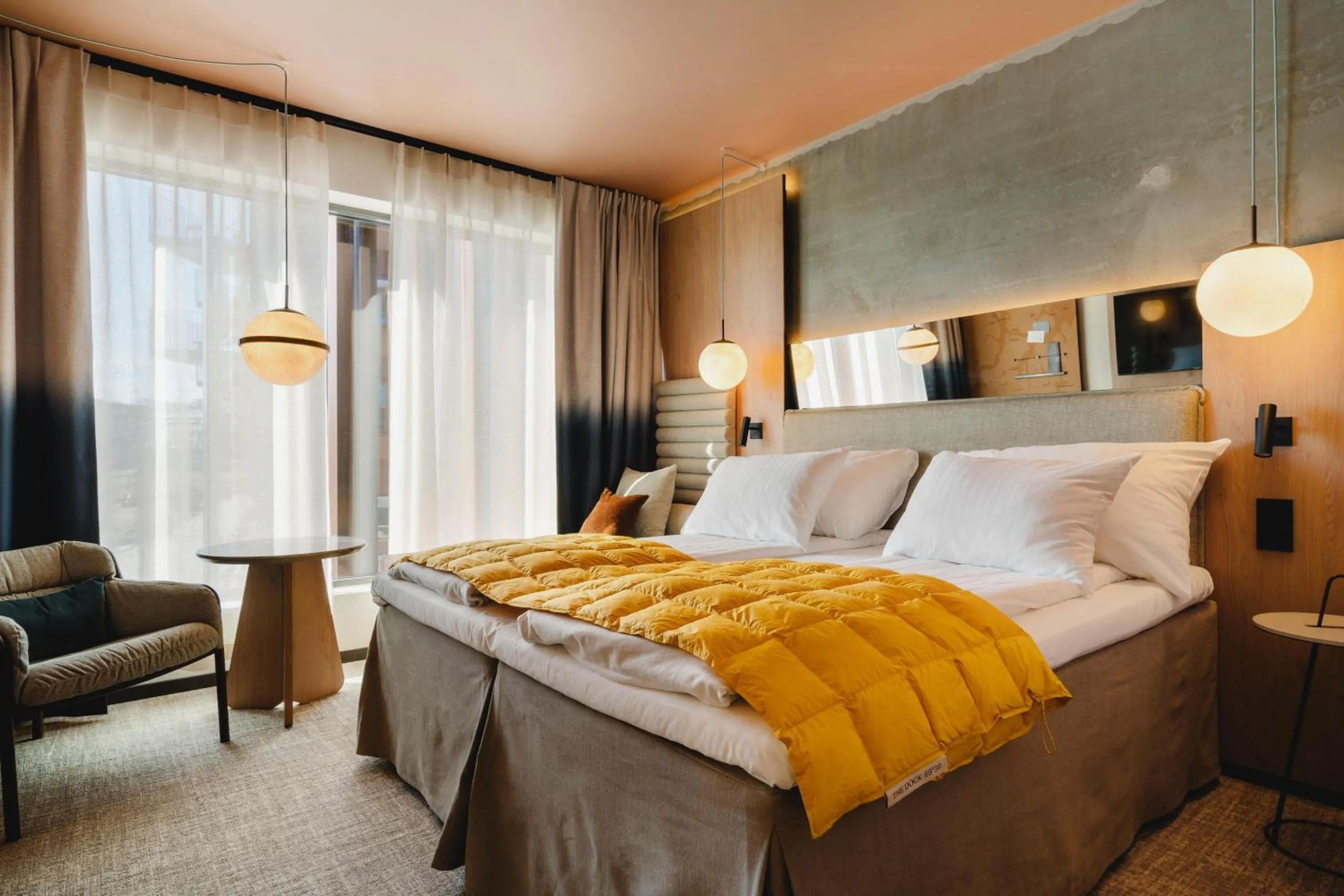 Bedroom, Bed in The Dock 69 39 by Scandic