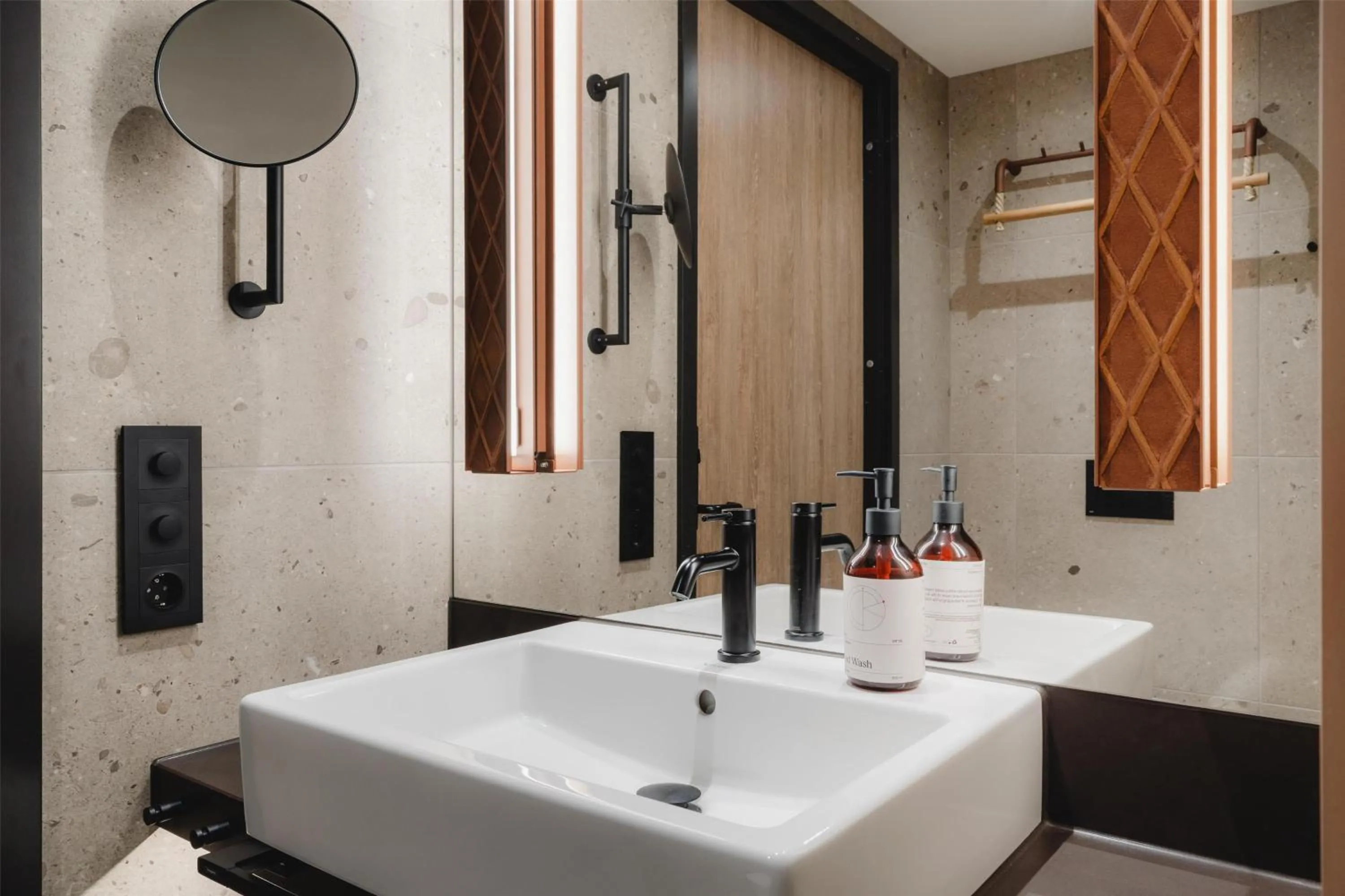 Bathroom in The Dock 69 39 by Scandic