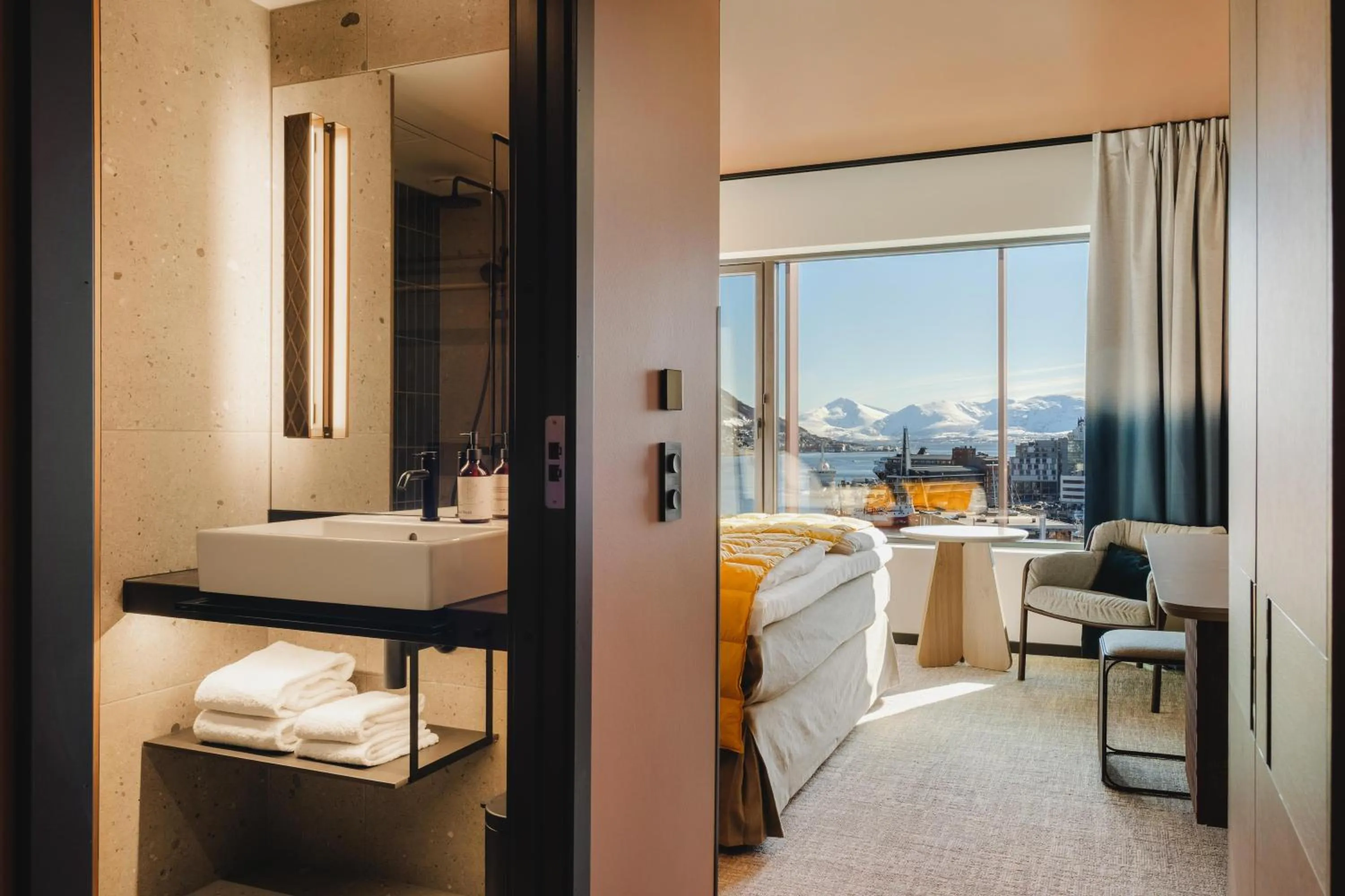 Bedroom, Bed in The Dock 69 39 by Scandic