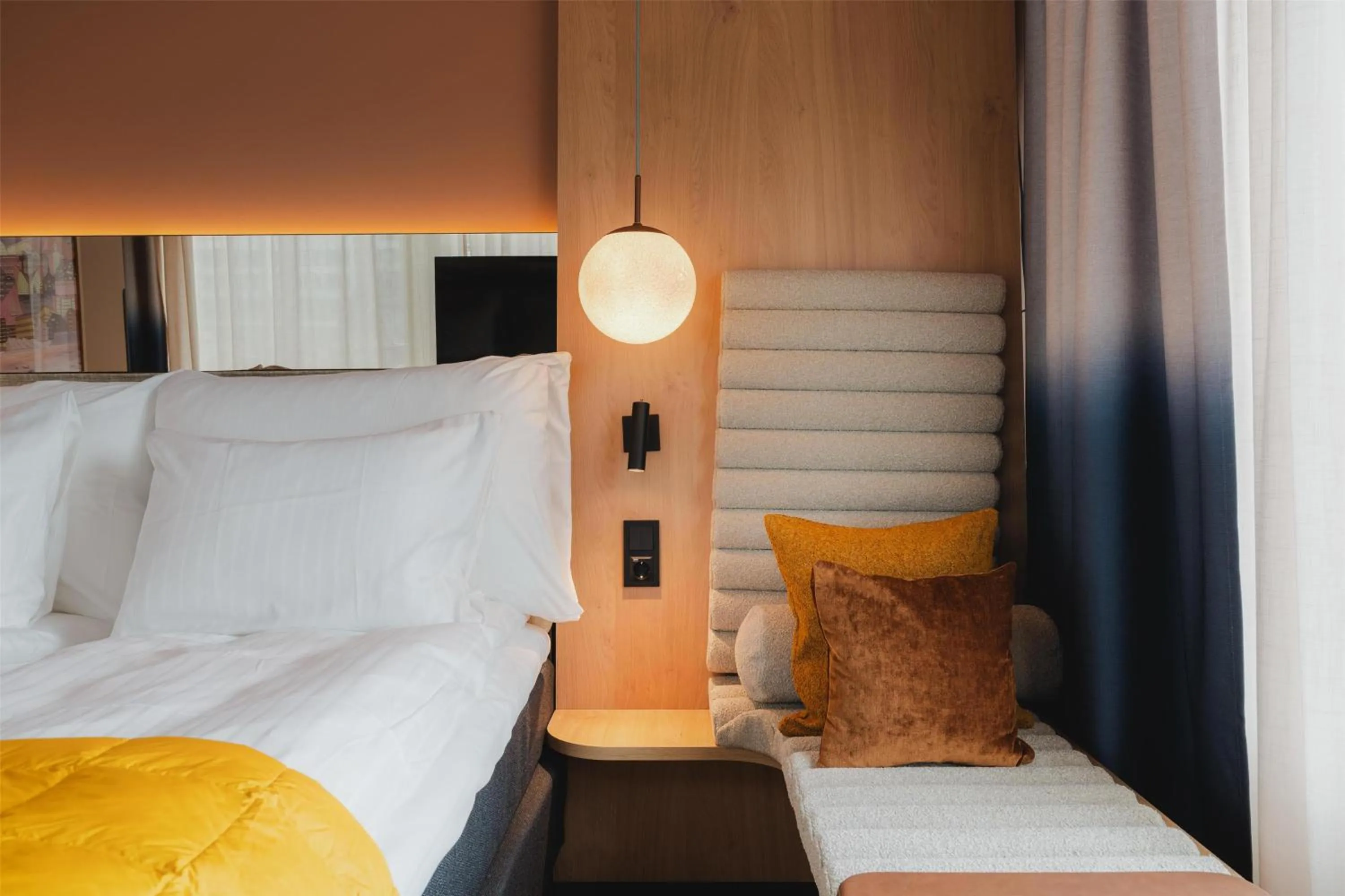 Bedroom, Bed in The Dock 69 39 by Scandic