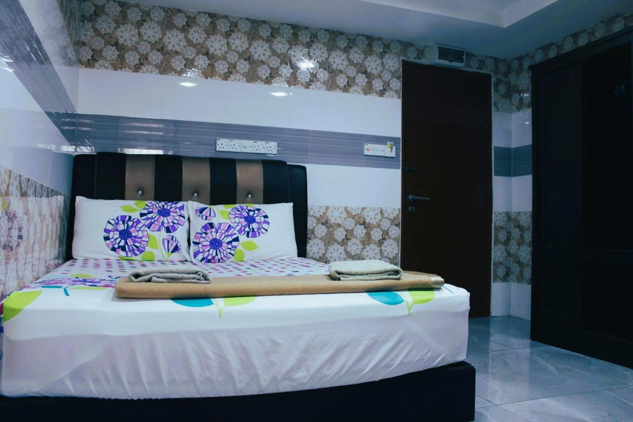 Bed in Kuala Selangor Hotel