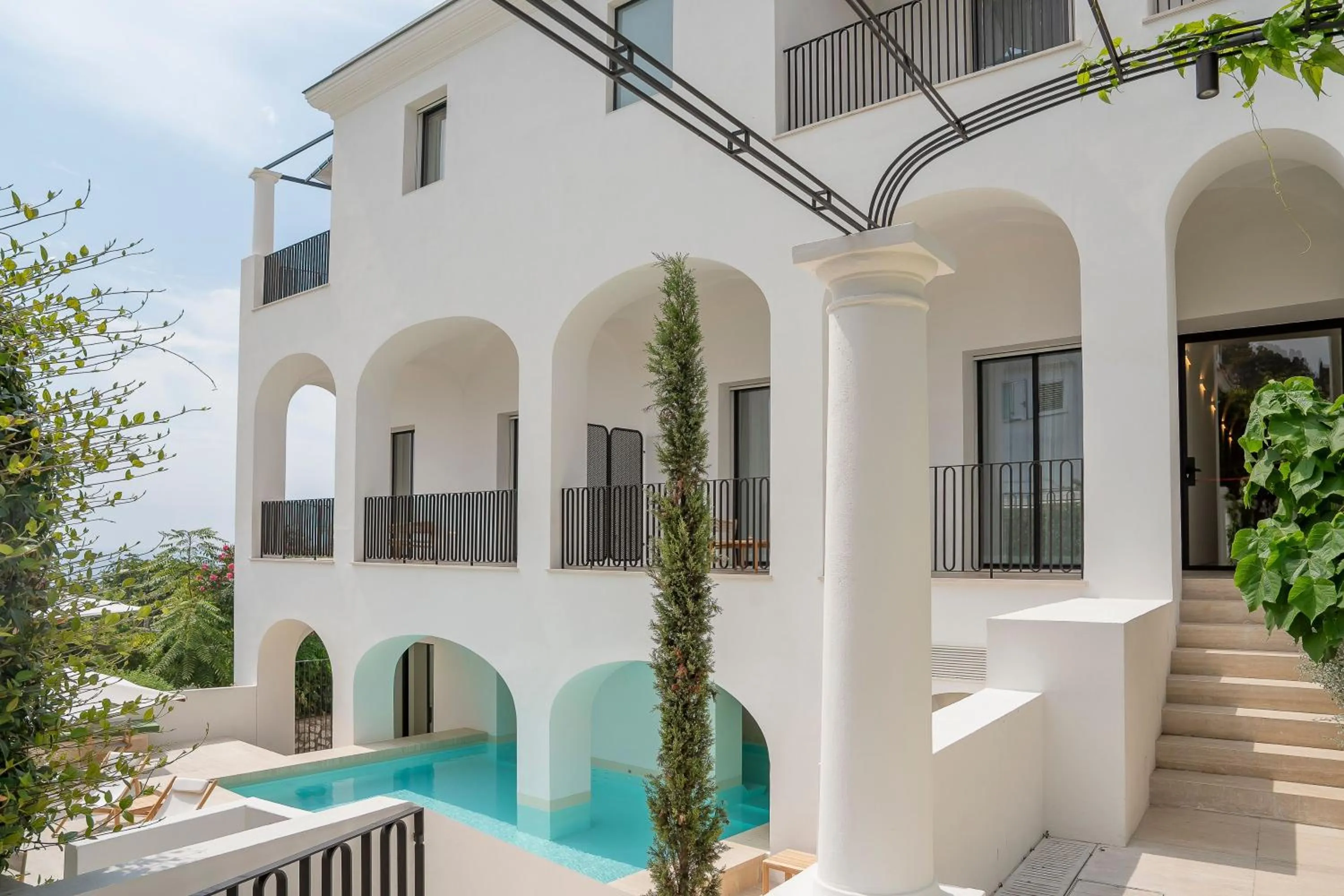 Swimming pool in Villa Certosa Boutique Hotel Capri