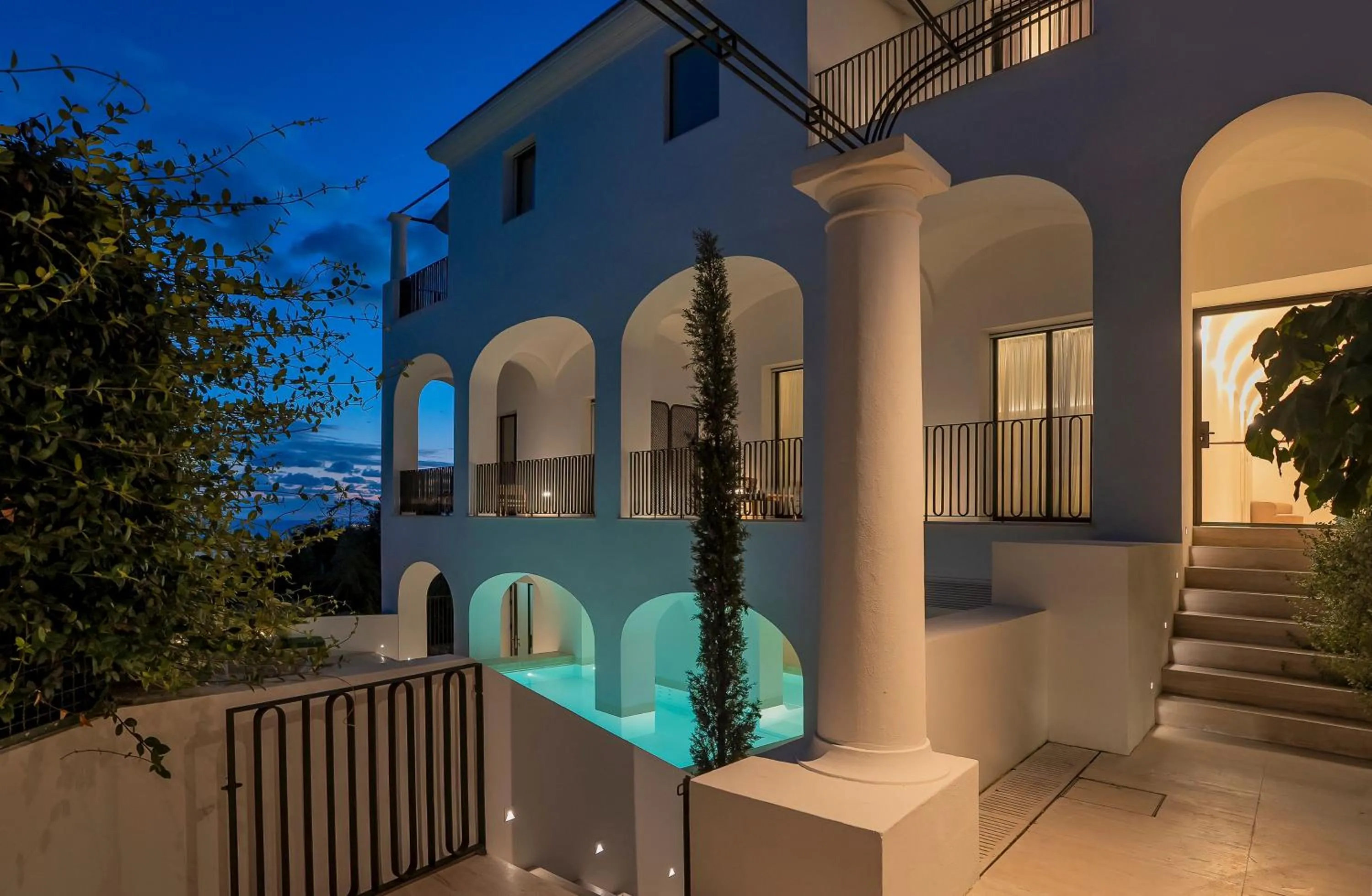Property building in Villa Certosa Boutique Hotel Capri