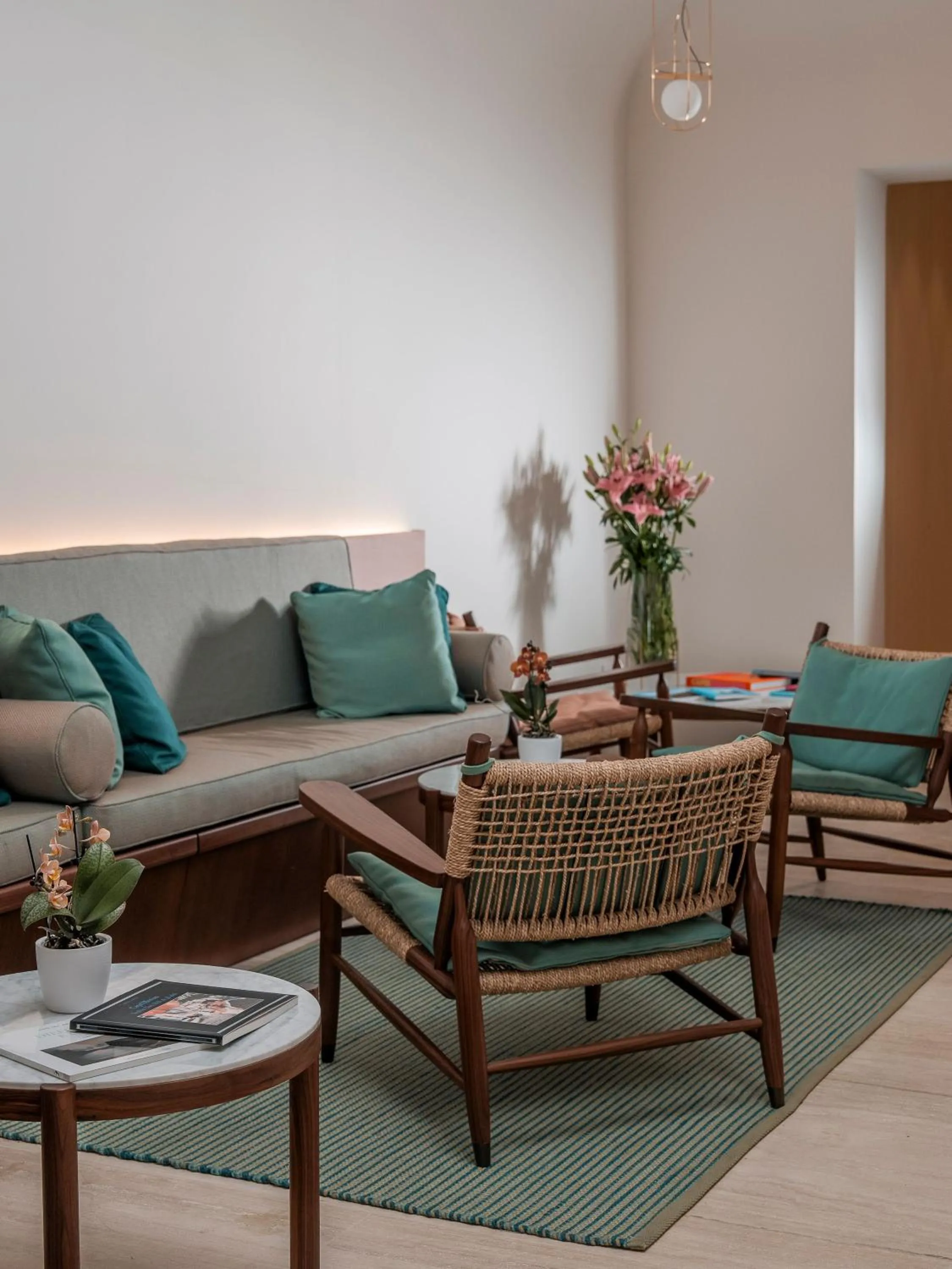 Lobby or reception in Villa Certosa Boutique Hotel Capri