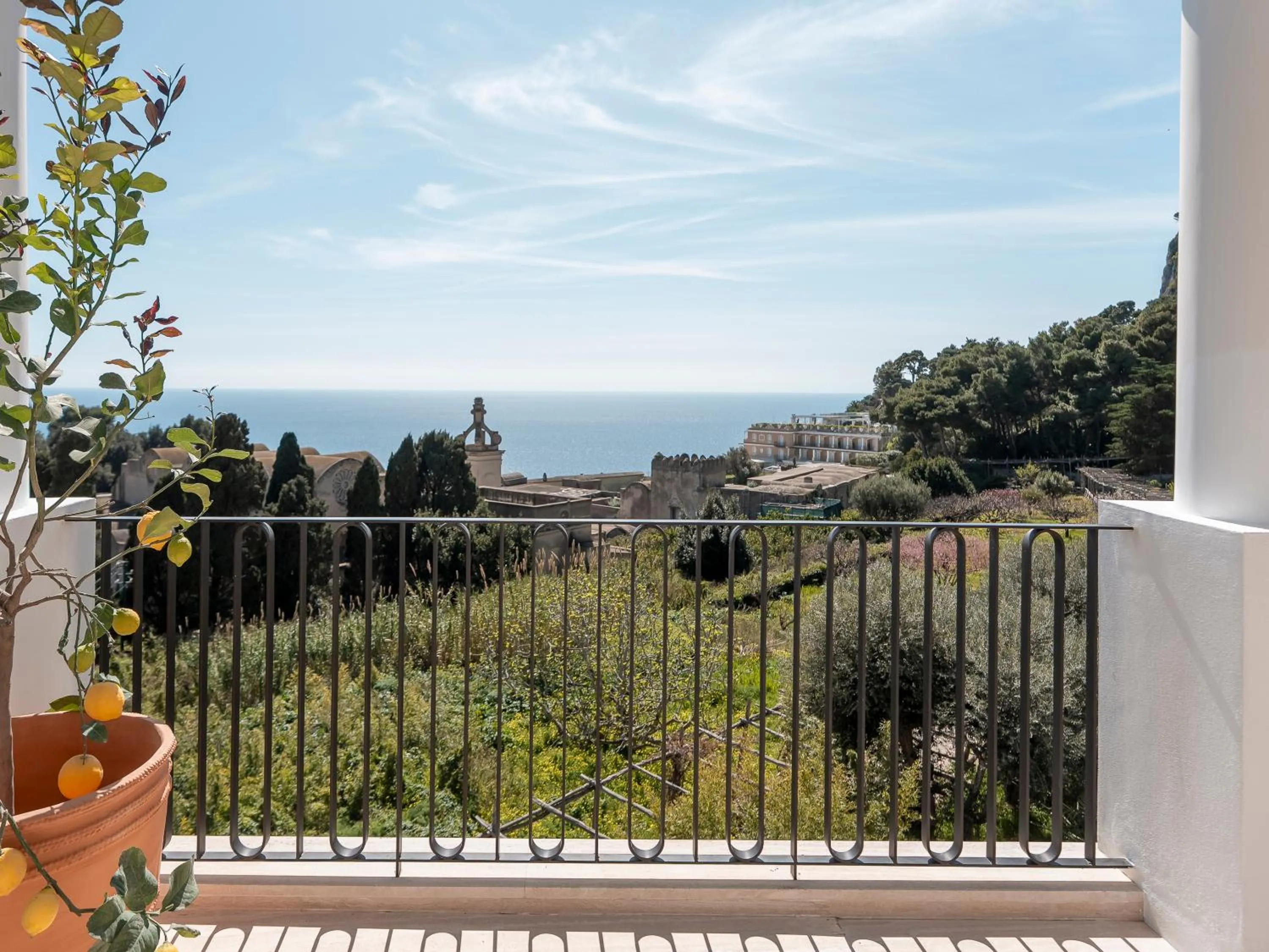 View (from property/room) in Villa Certosa Boutique Hotel Capri