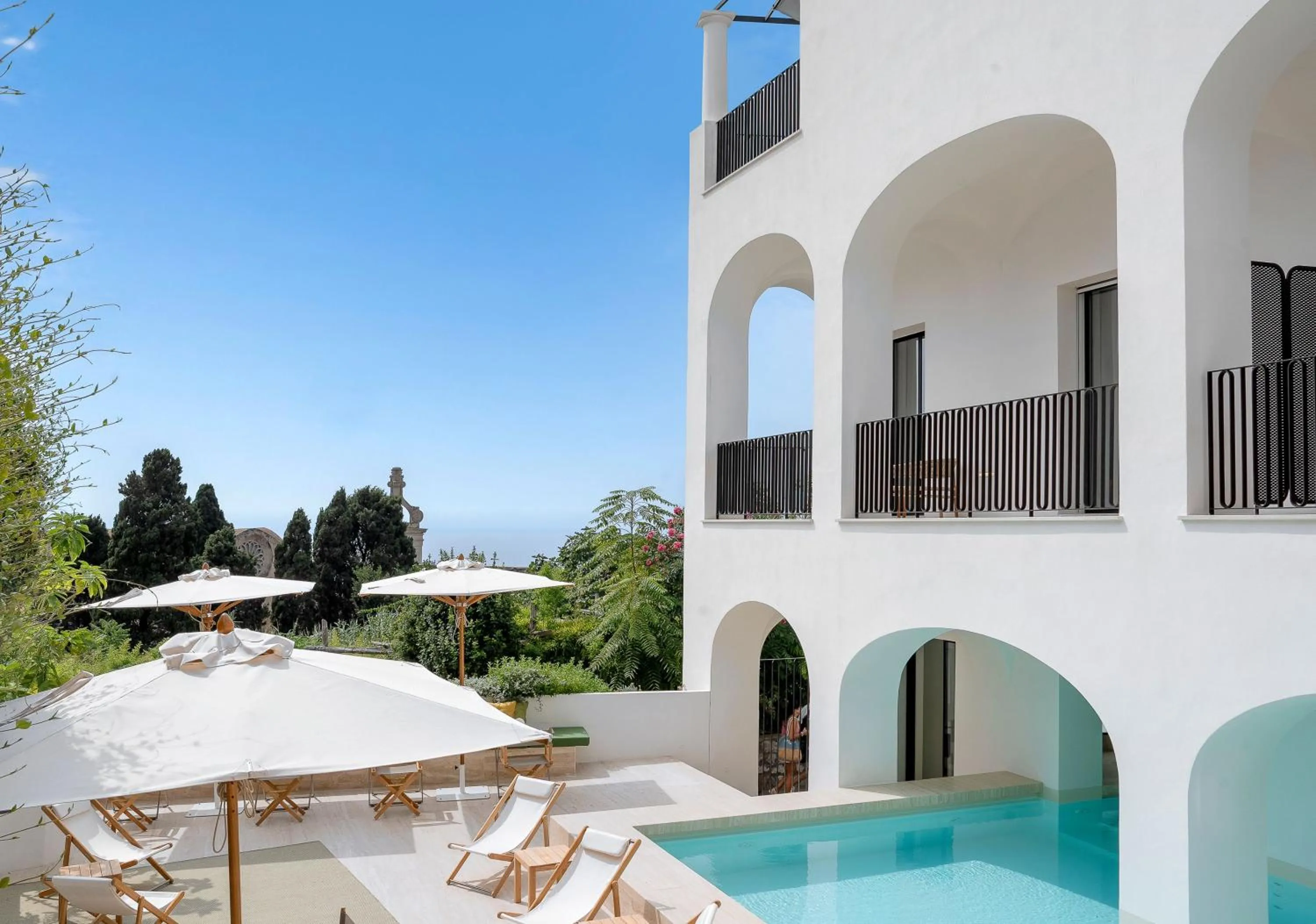 Property building in Villa Certosa Boutique Hotel Capri