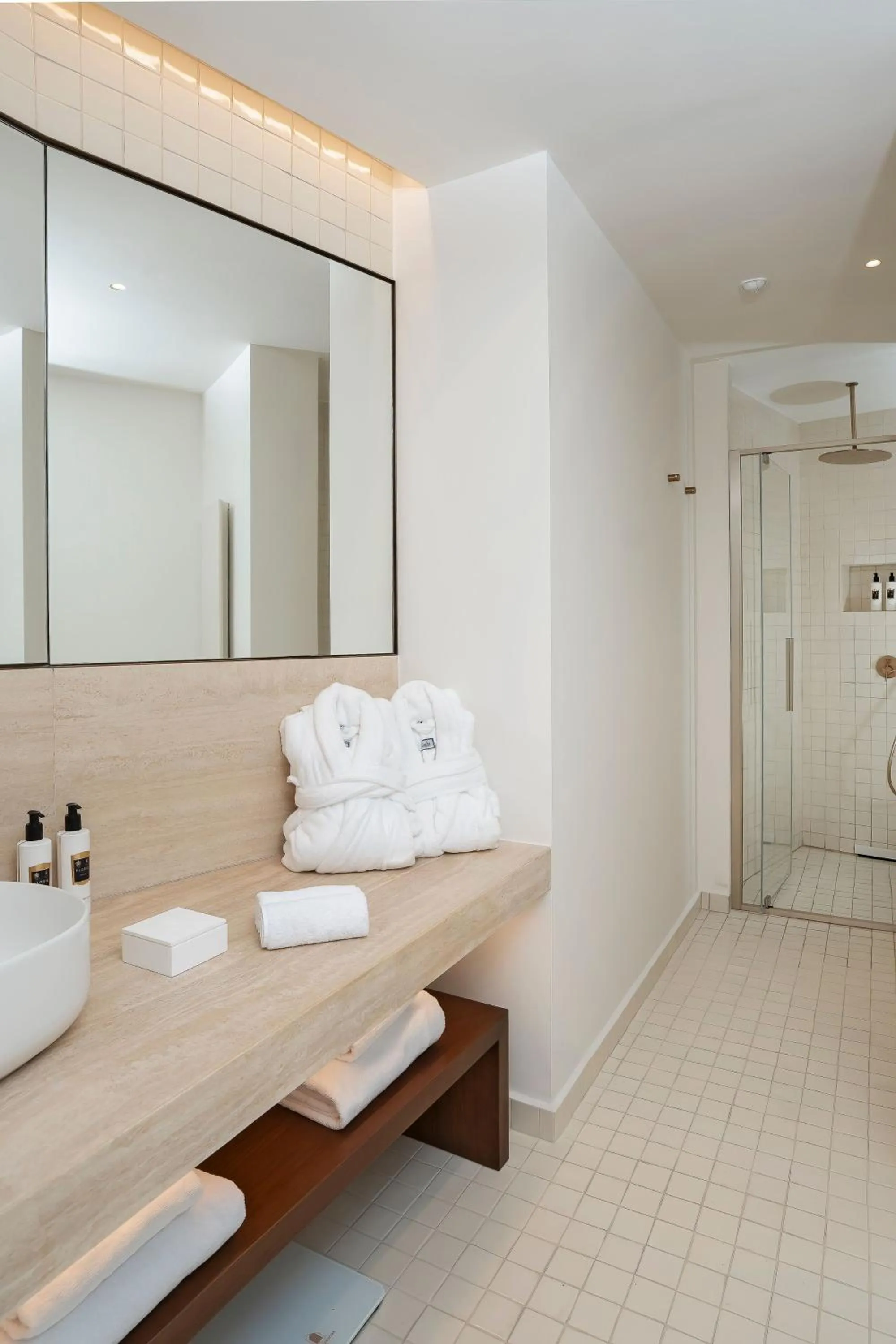 Shower in Villa Certosa Boutique Hotel Capri