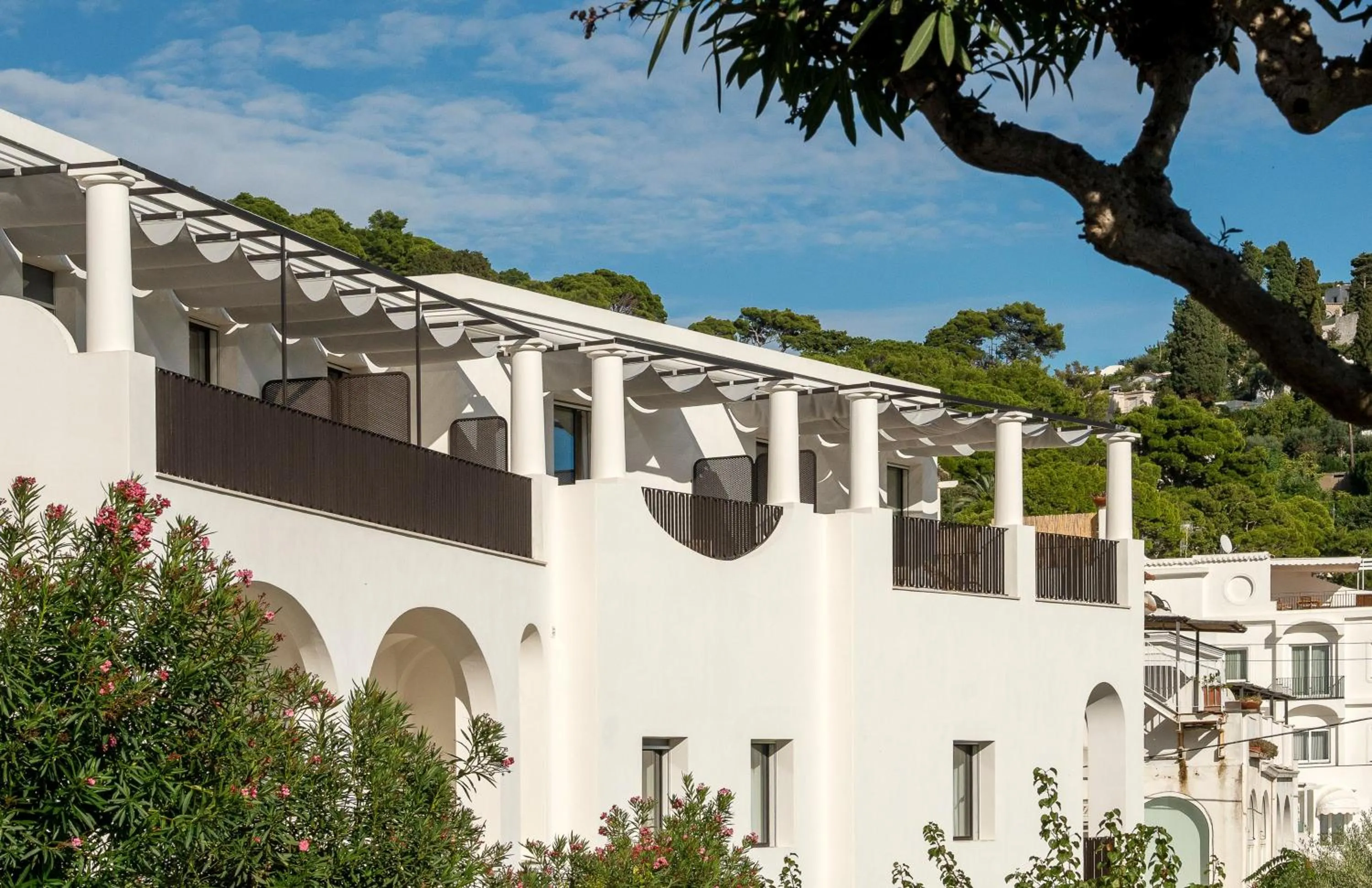 Property building in Villa Certosa Boutique Hotel Capri