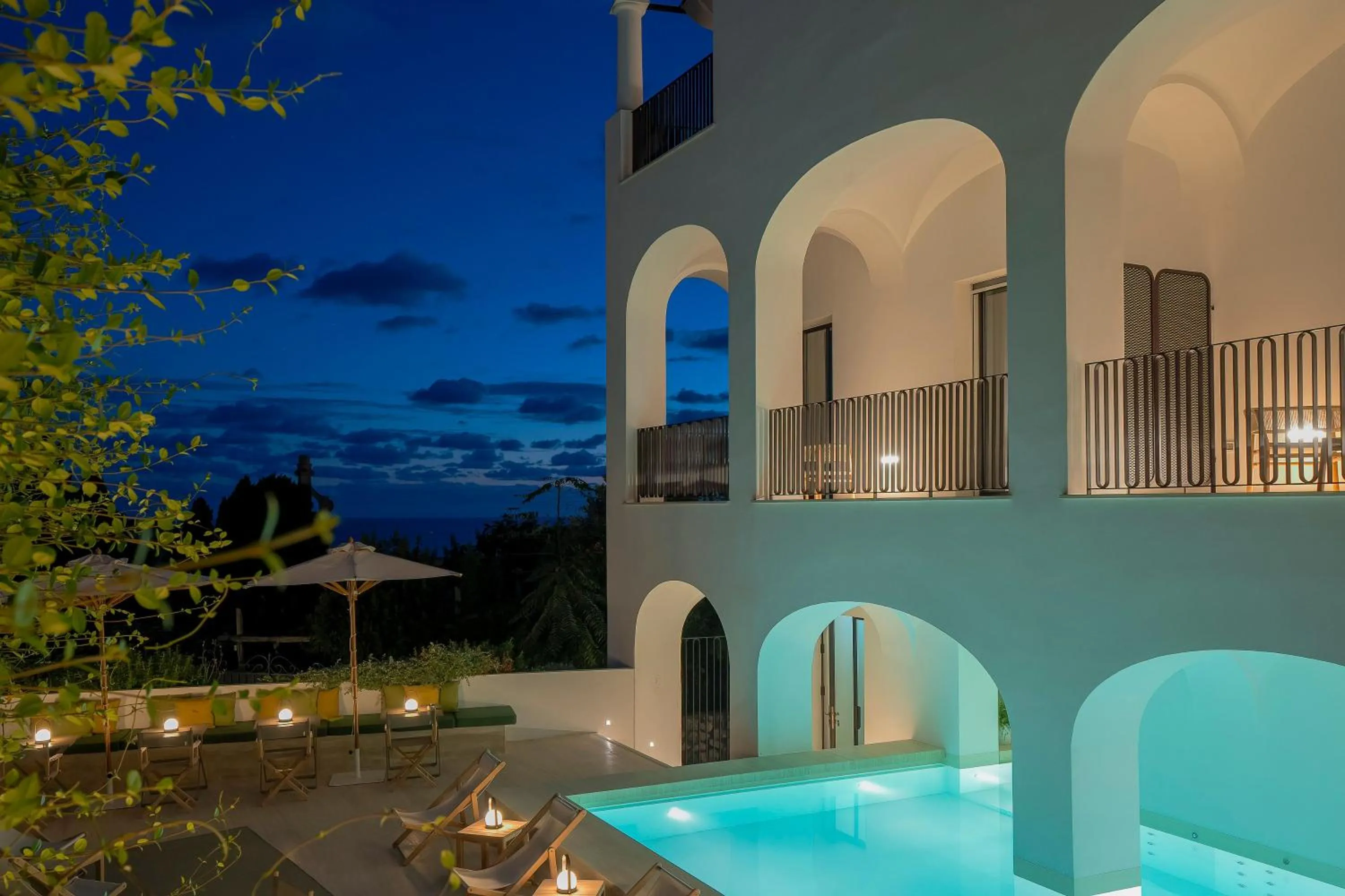 Night in Villa Certosa Boutique Hotel Capri